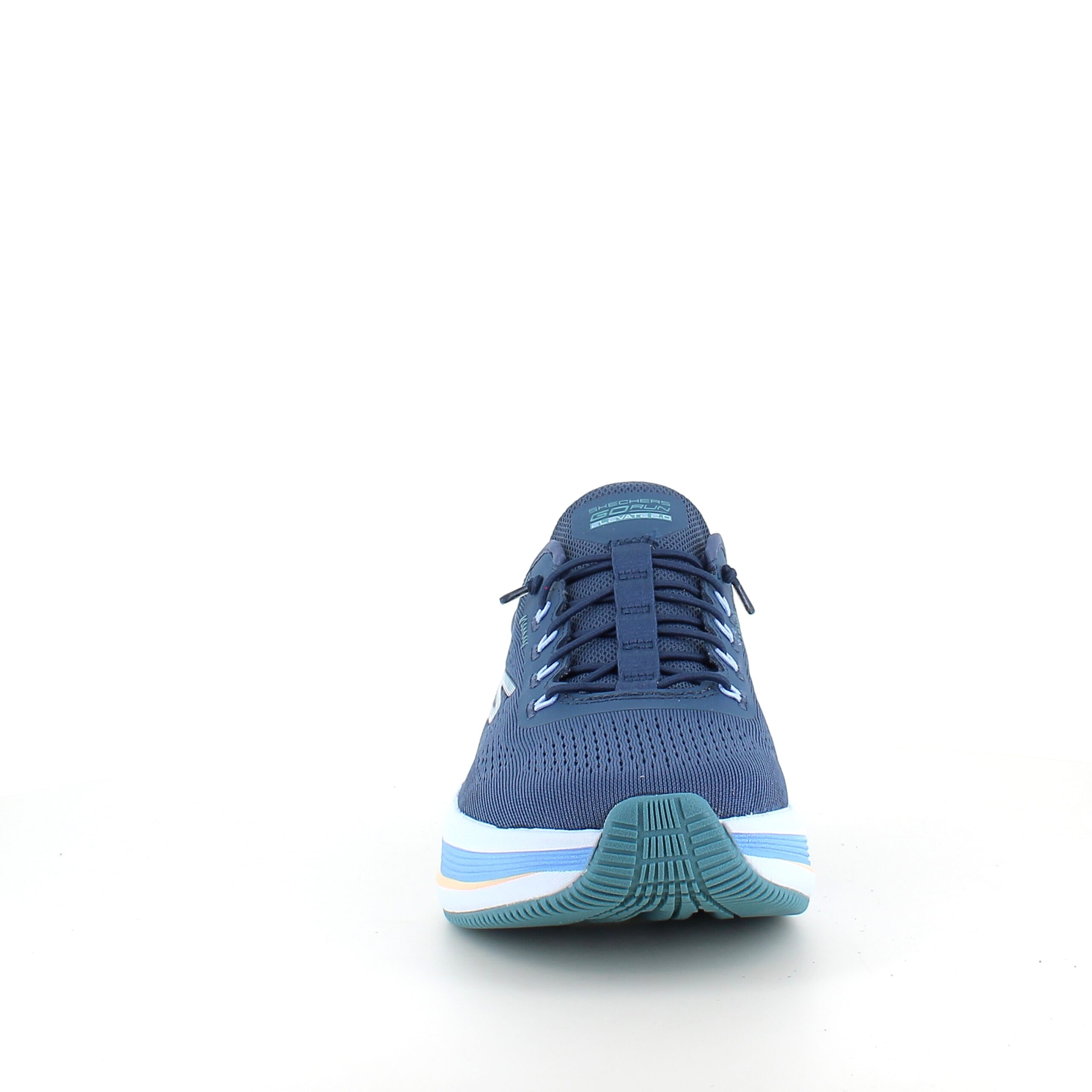 Blå slip-ins fra Skechers med elastisk snøring