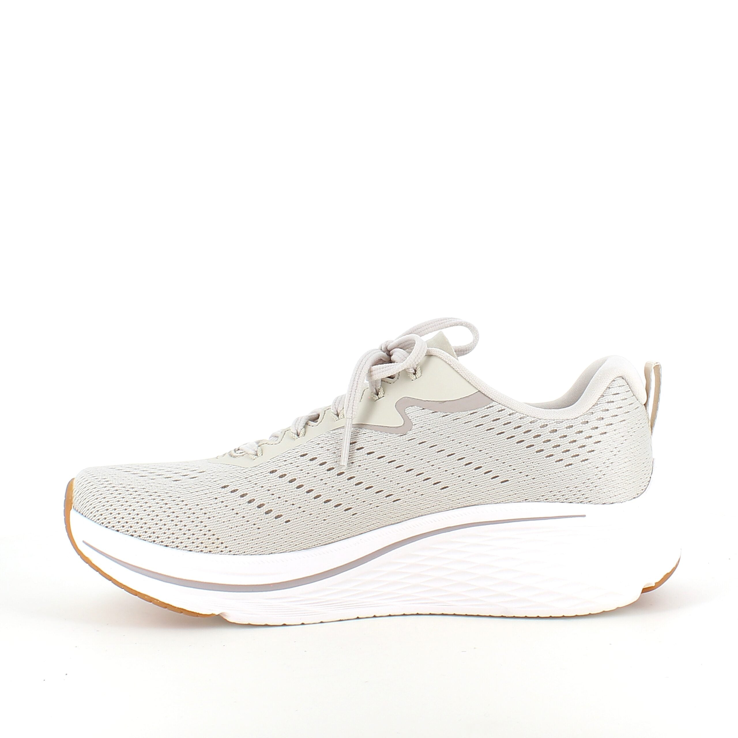 Beige Skechers Max Cushion-sko – optimal støtte og suveren komfort