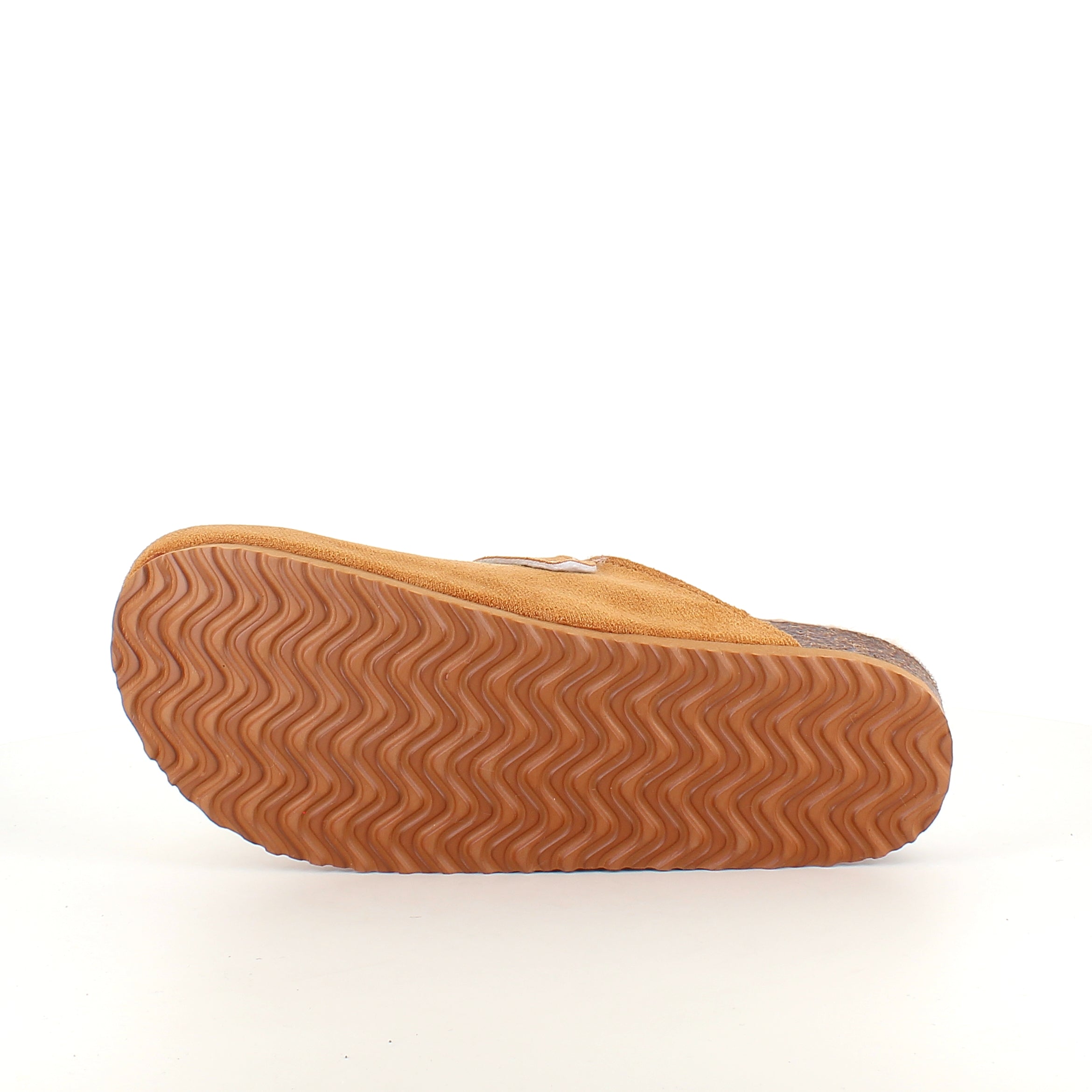 Lysebrune slip-on hjemmesko