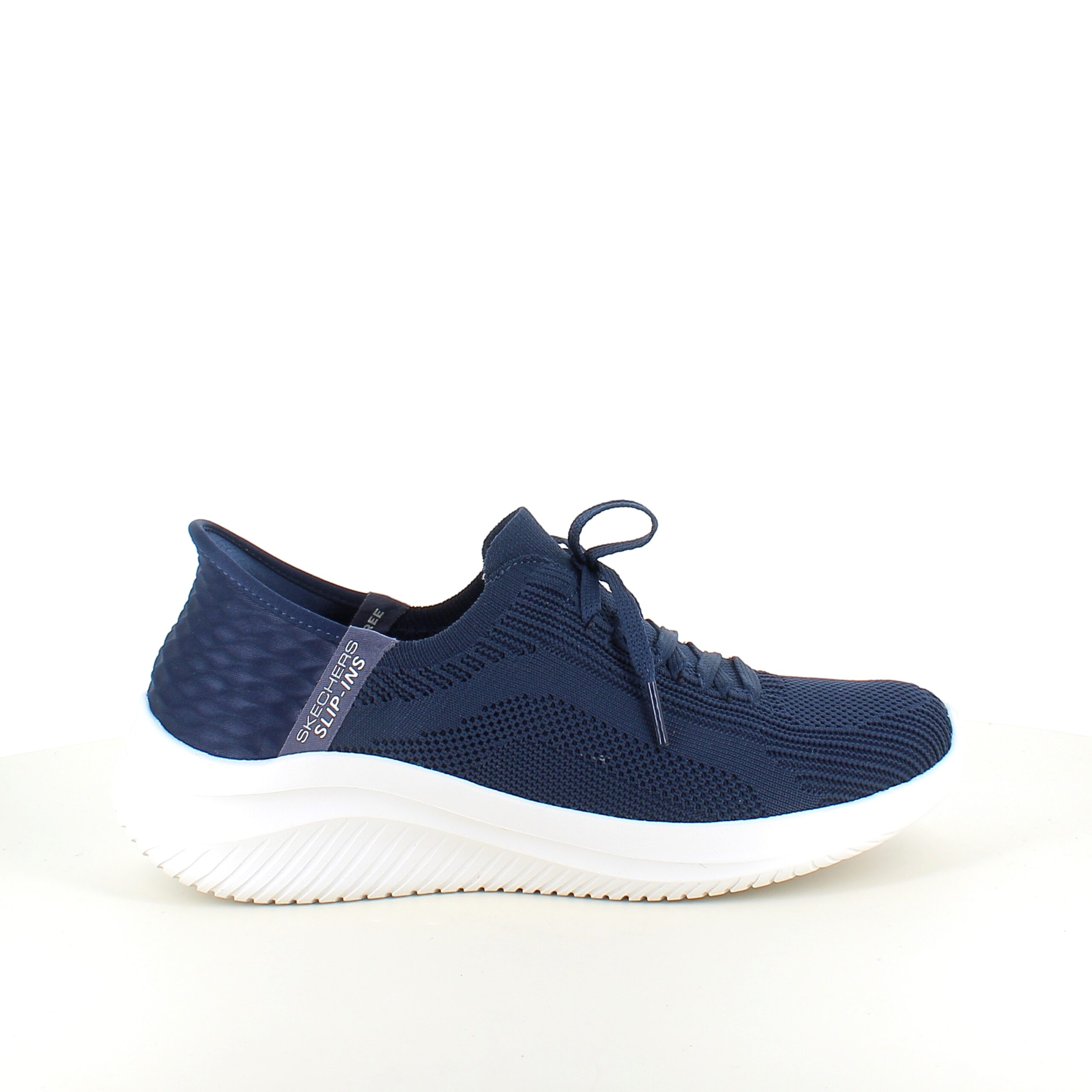 Mørkeblå Skechers slip-ins med svangstøtte