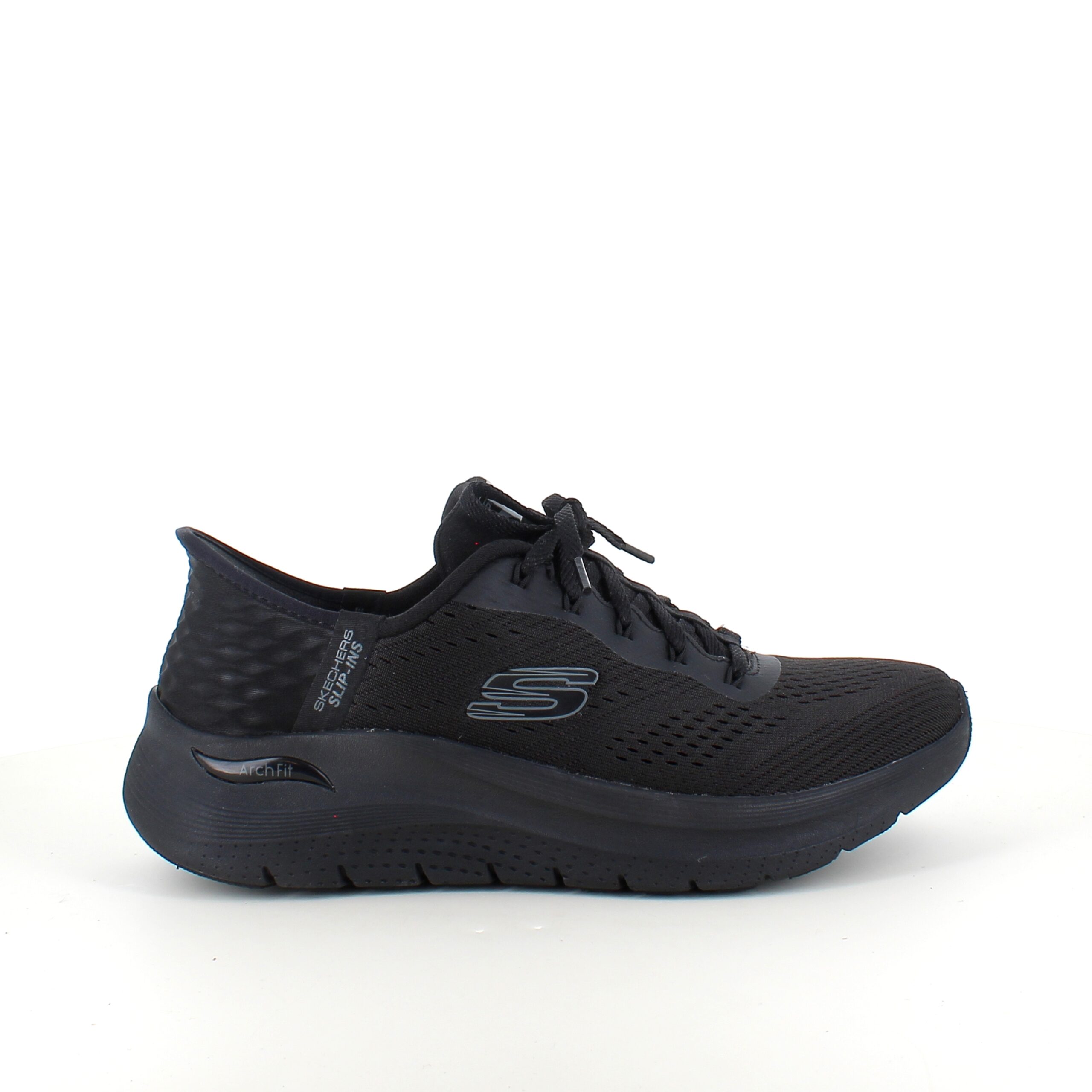 Skechers Slip-ins med Arch Fit – svart sneaker med Hands Free-komfort