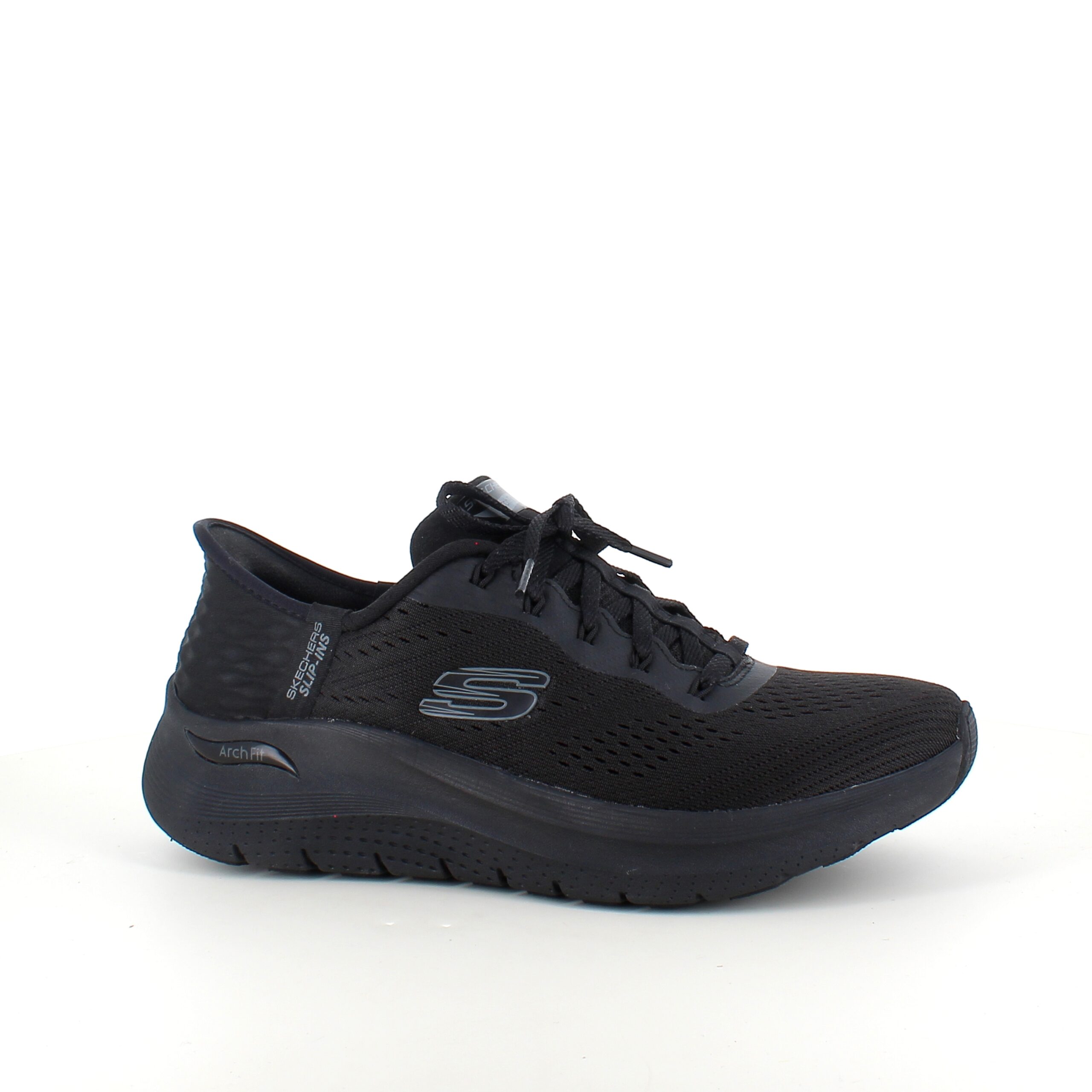Skechers Slip-ins med Arch Fit – svart sneaker med Hands Free-komfort
