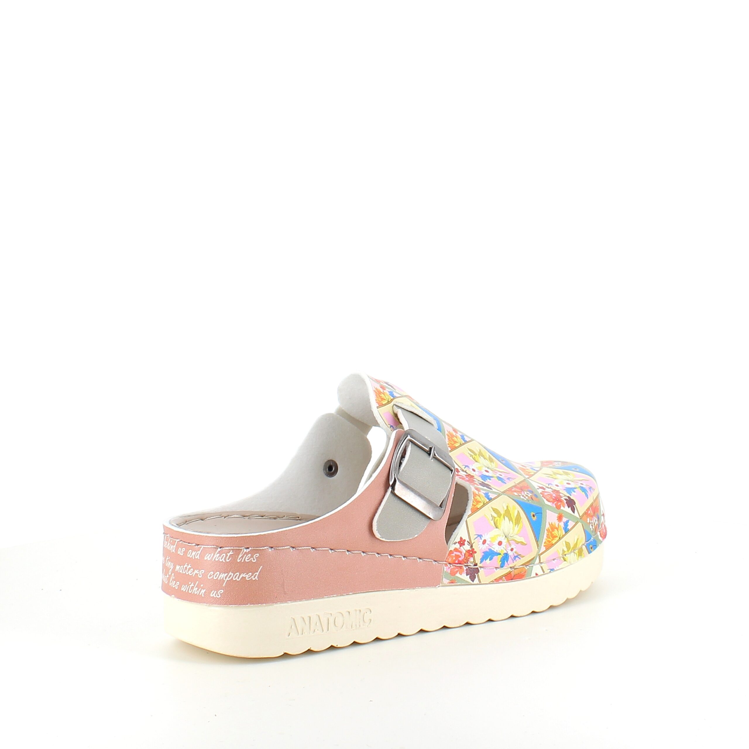 Tresko med blomsterprint