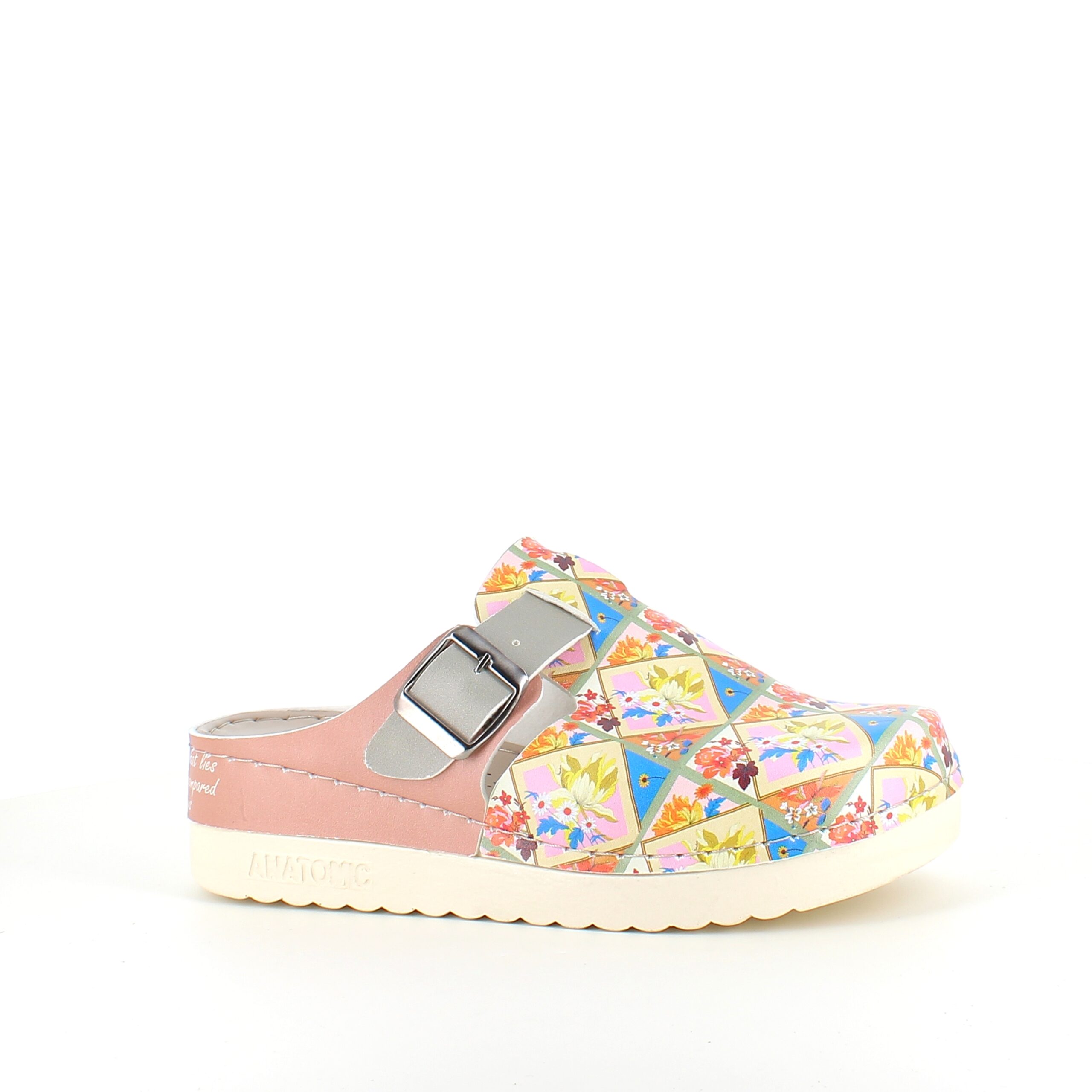 Tresko med blomsterprint