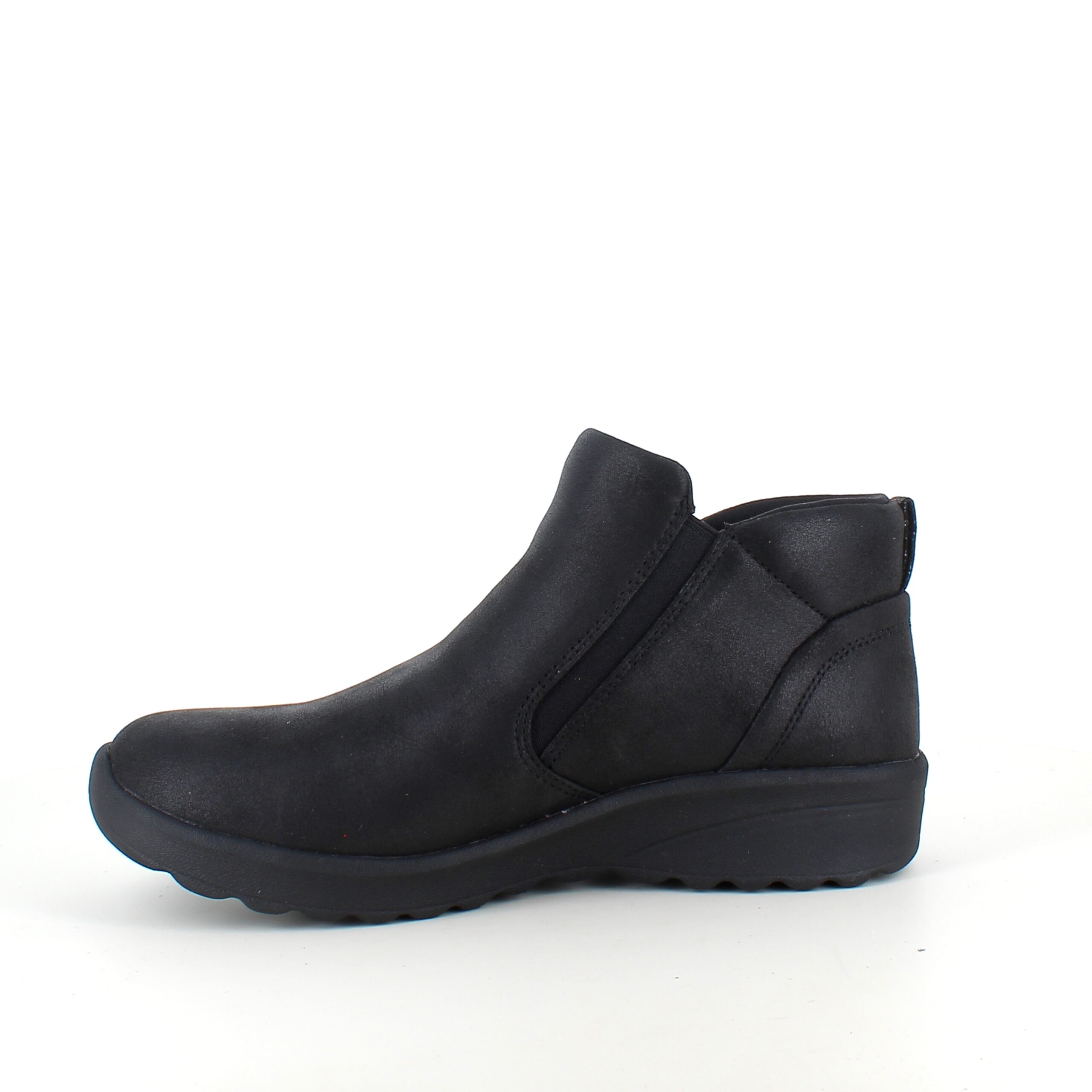 Elegant svart støvlett med Memory Foam fra Skechers