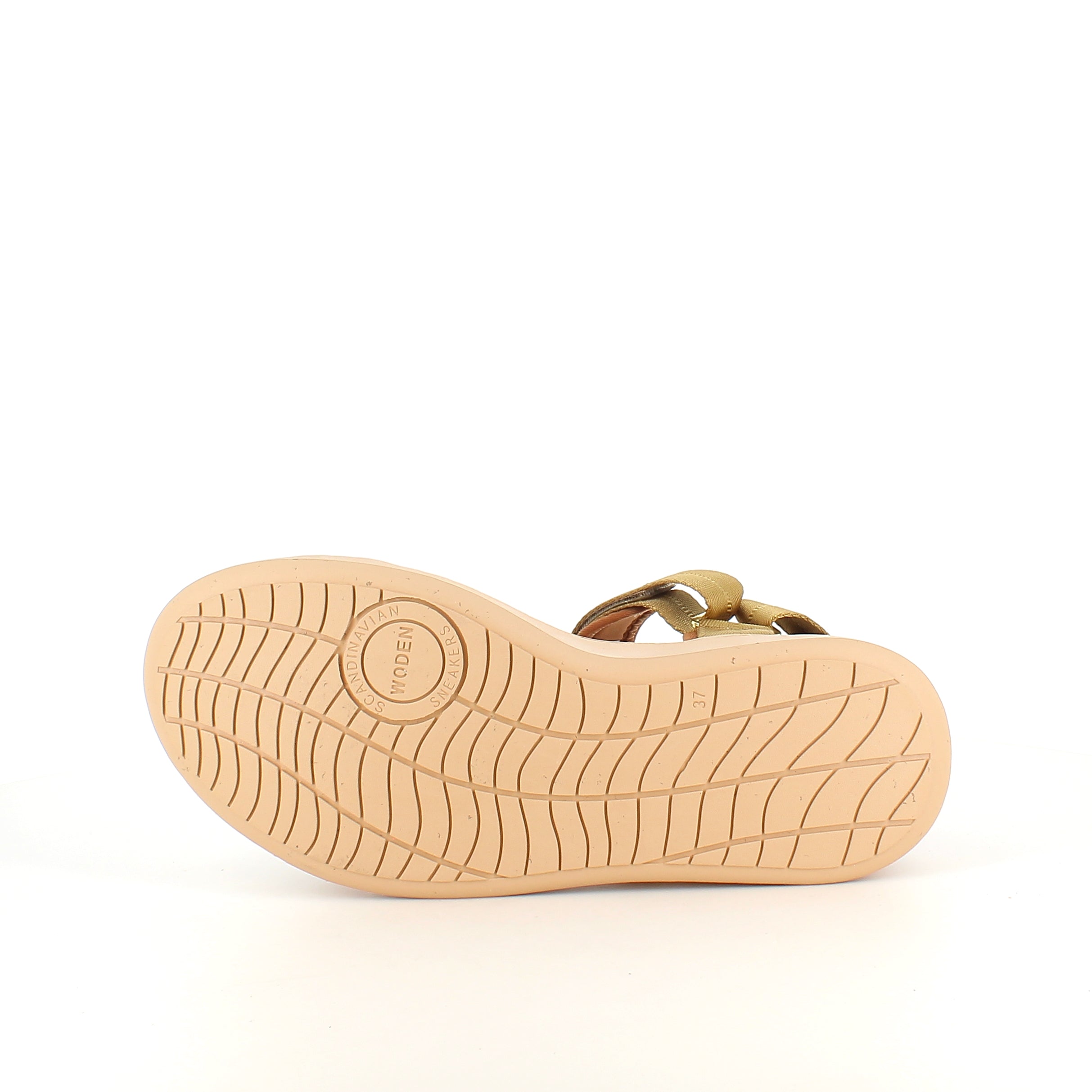 Woden sandal – Khaki (gyllen nyanse)