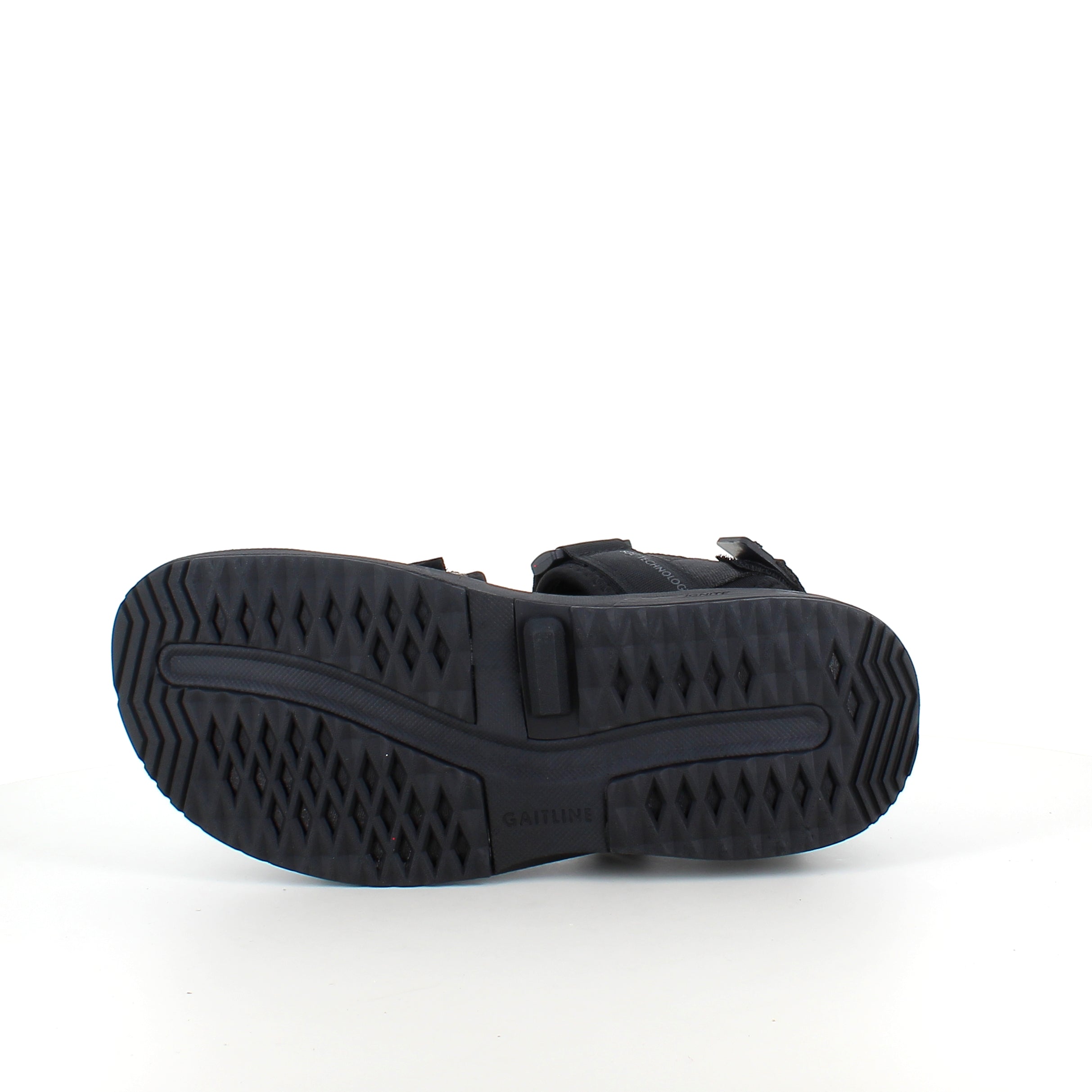 Gaitline Flow SP sandal – svart sandal med svangstøtte og IGNITE-skum