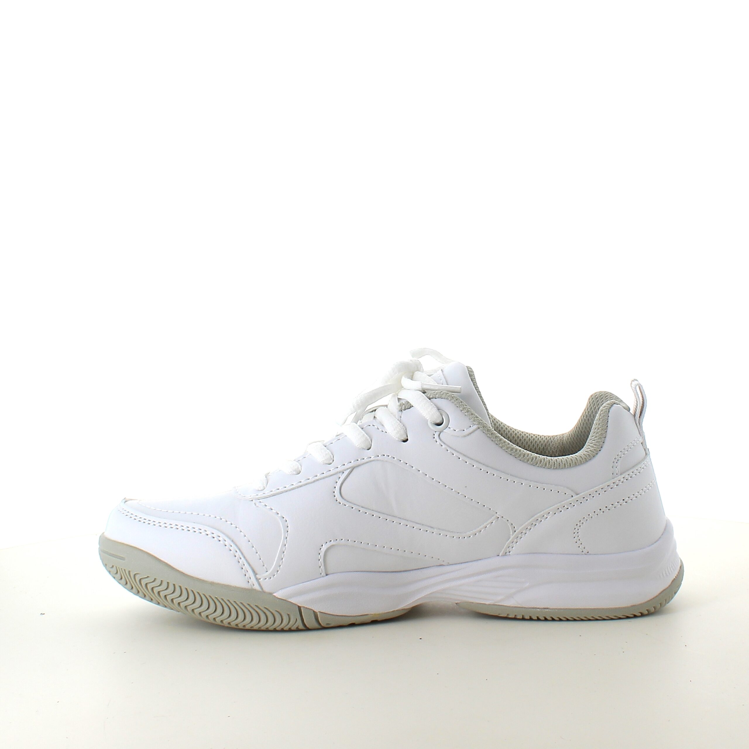 Hvite sneakers med svangstøtte