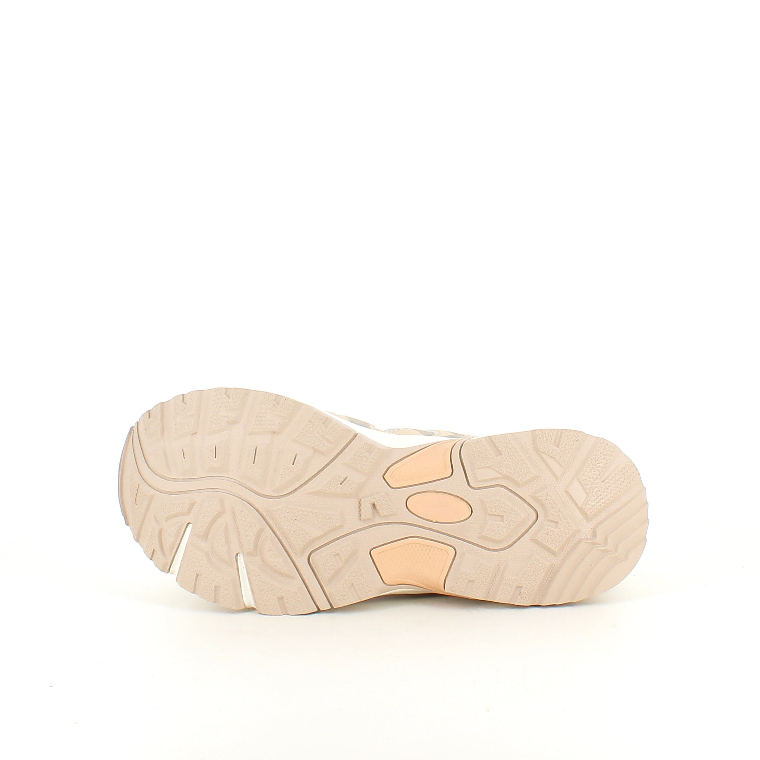 Whistler Puente W Shoe – Ekstra pustende sneaker i beige med elastisk snøring