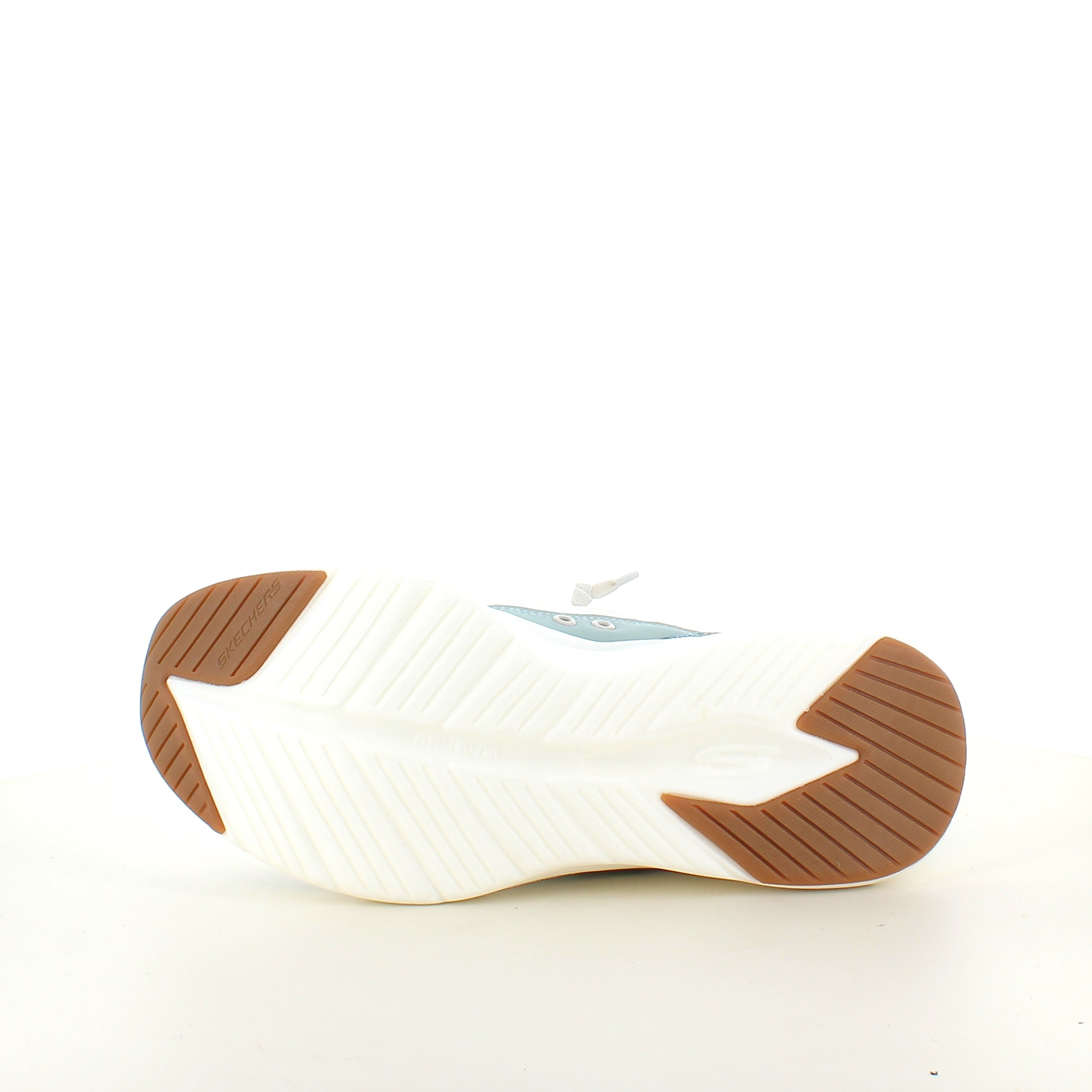 Skechers Slip-ins – Contour Foam Cozy Fit – hvit/grønn
