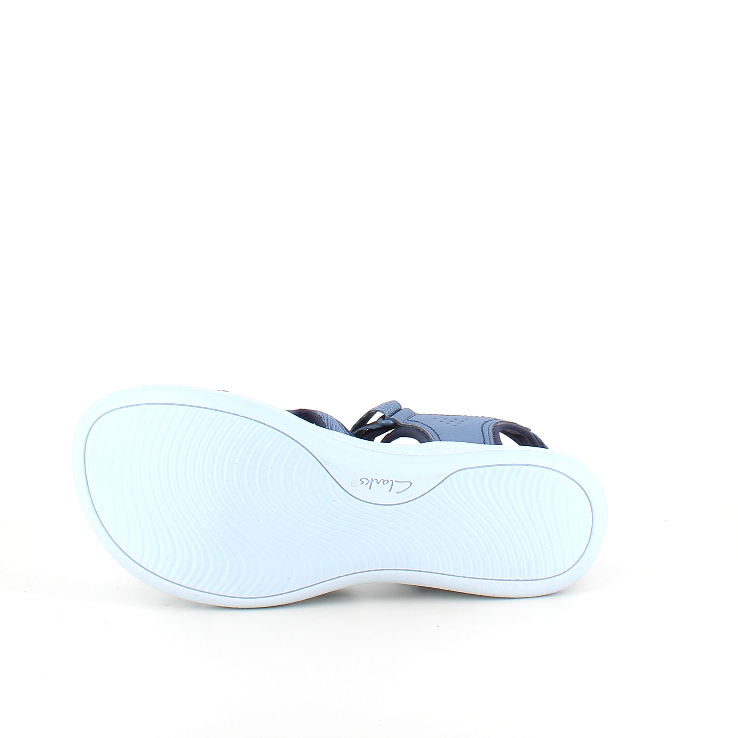 Clarks Cloudsteppers sandal i navy – lett og støtdempende komfort for lange dager