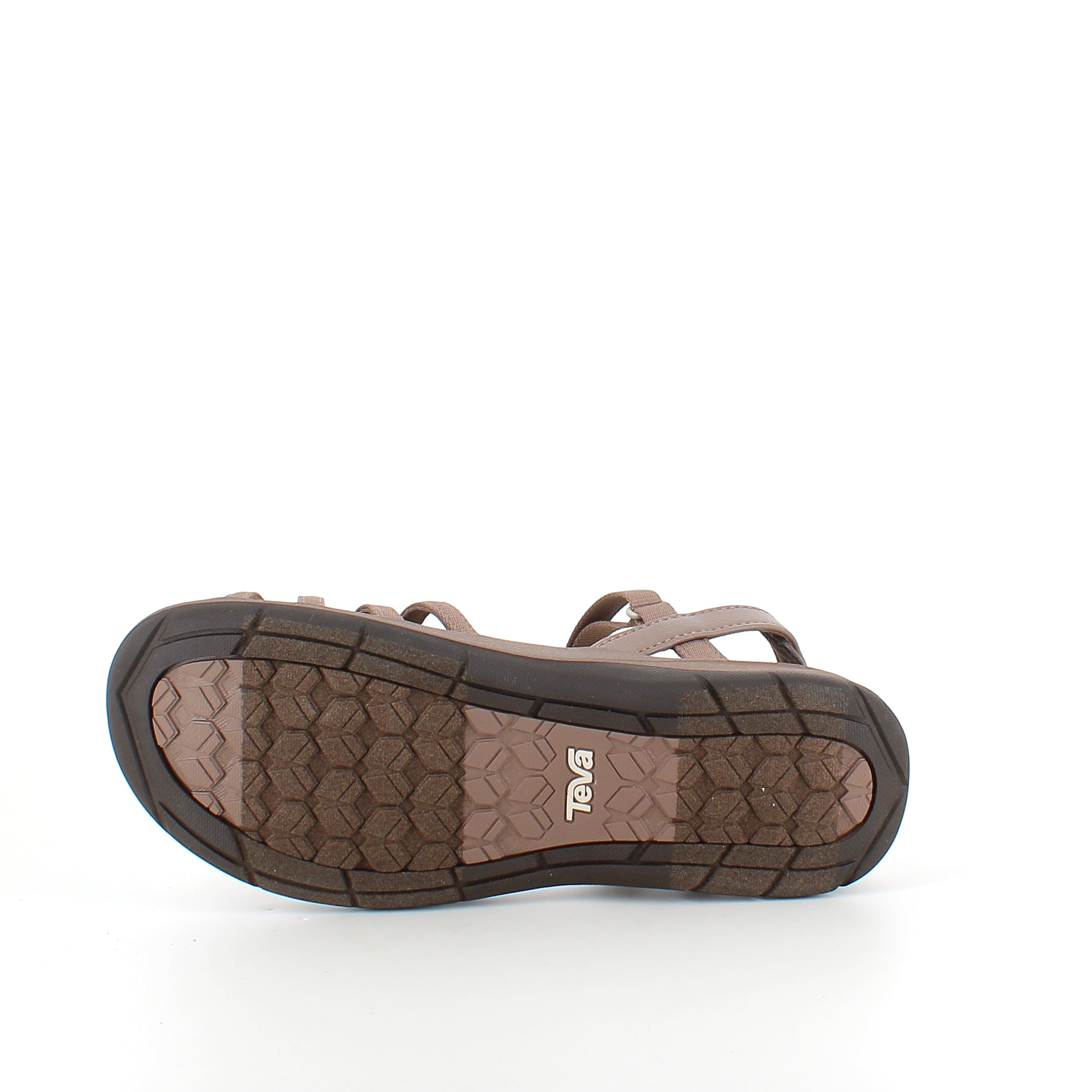 Brun Teva Tirra Traveler-sandal med svangstøtte, lettvekt og perfekt passform