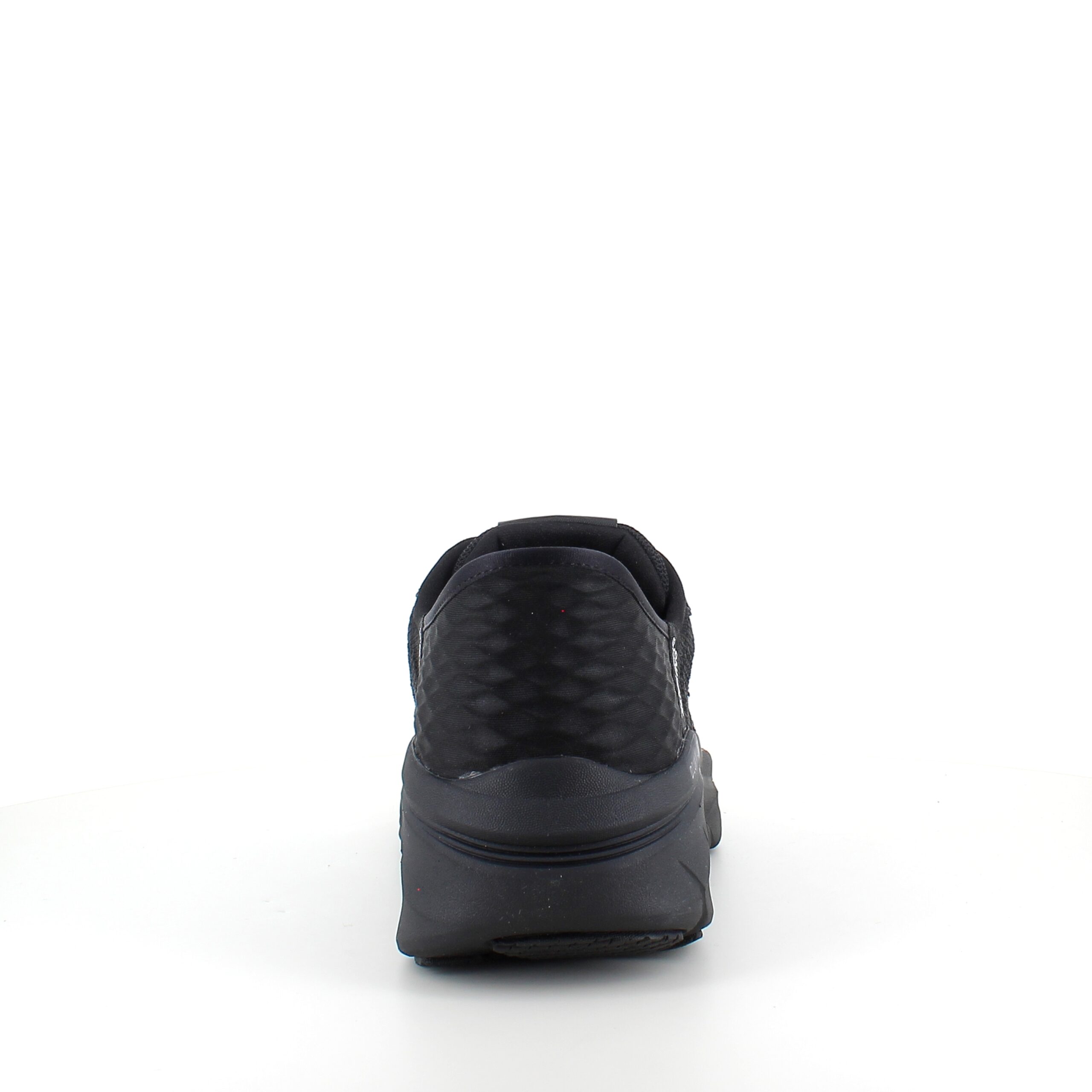 Sorte Skechers Slip-ins med strikket overdel og elastisk snøring