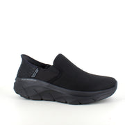 Svart herre slip-on-sko fra Skechers