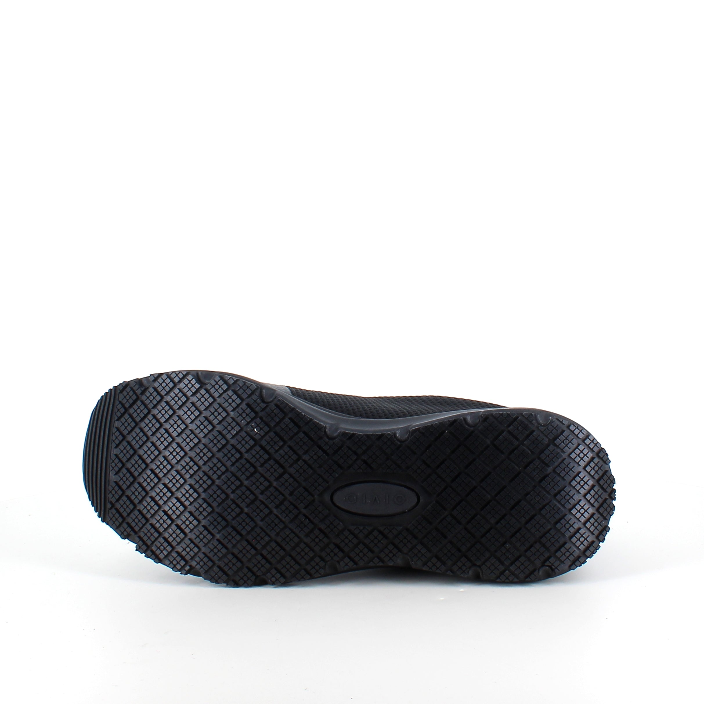 Vannavvisende komfort-sneaker i svart med sklisikker såle