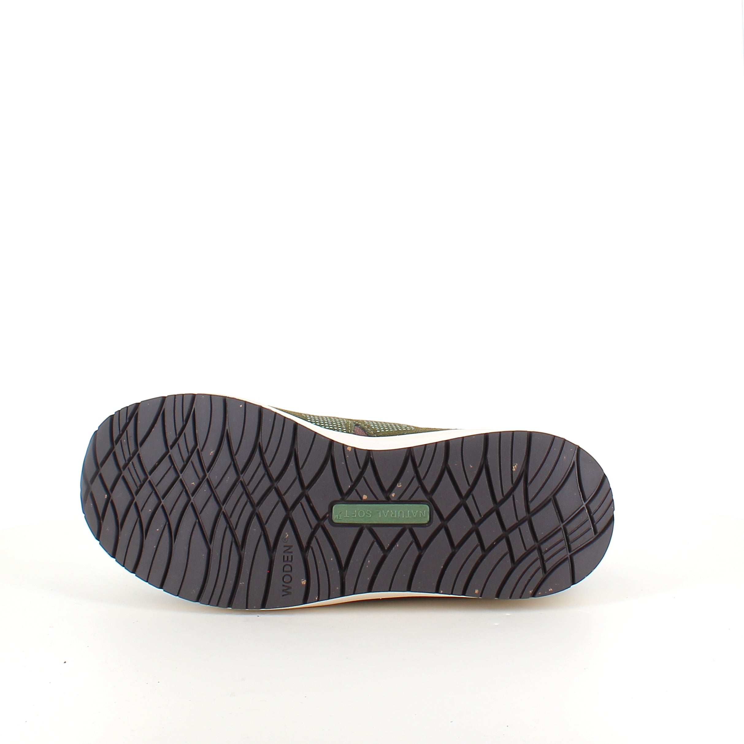 Woden Rigmor Open Mesh – mørk olivengrønn sneaker