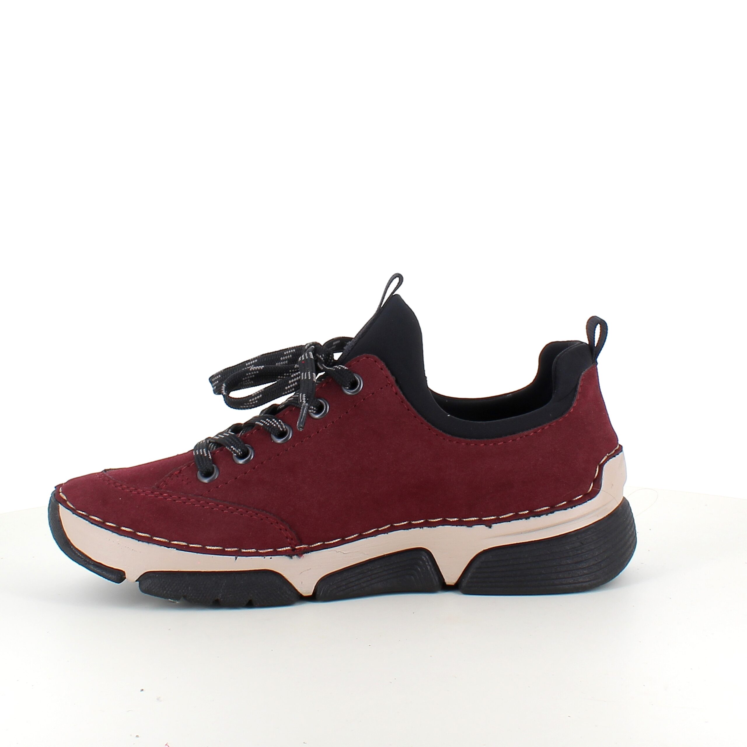 Bordeaux sneakers fra Rieker med god støtdemping