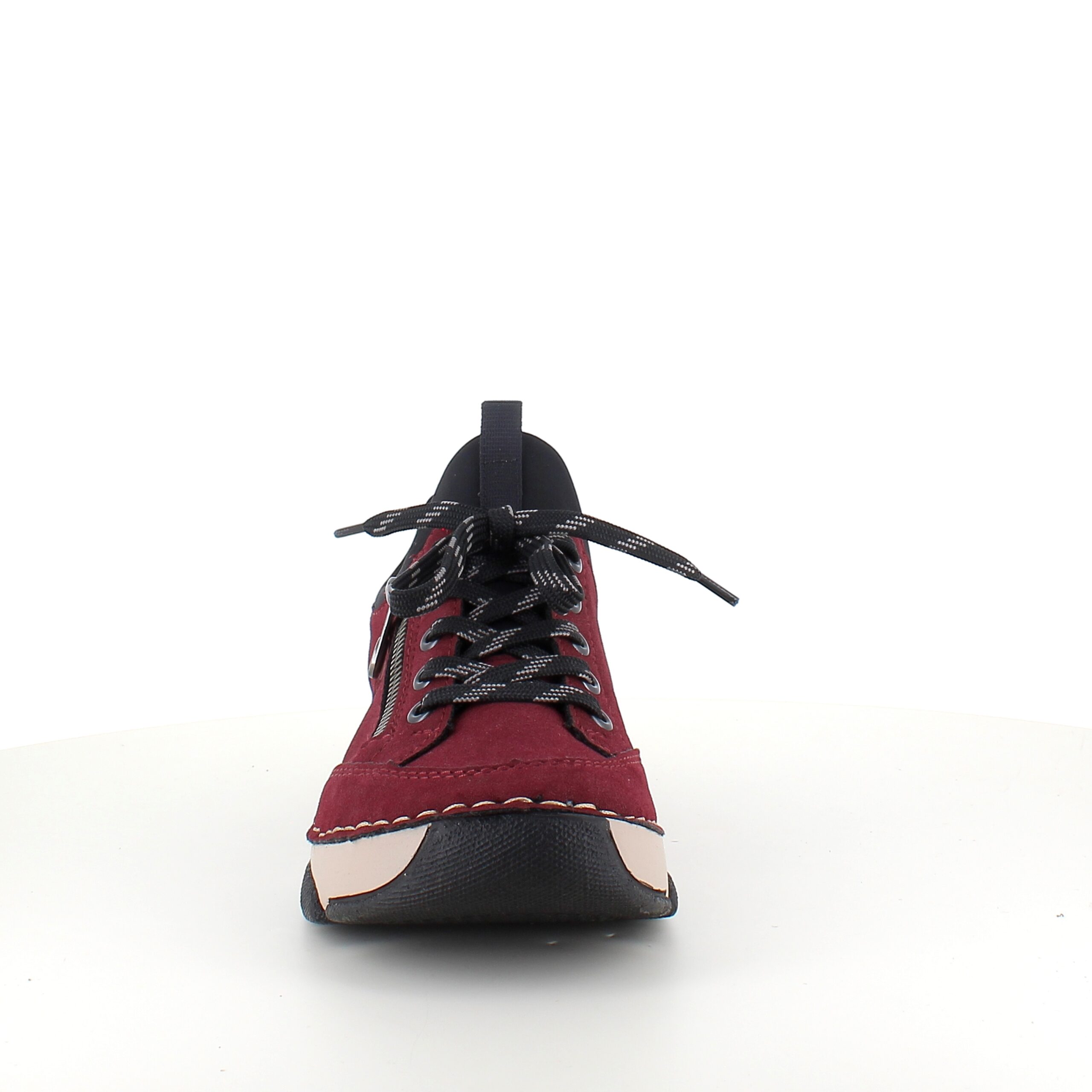 Bordeaux sneakers fra Rieker med god støtdemping