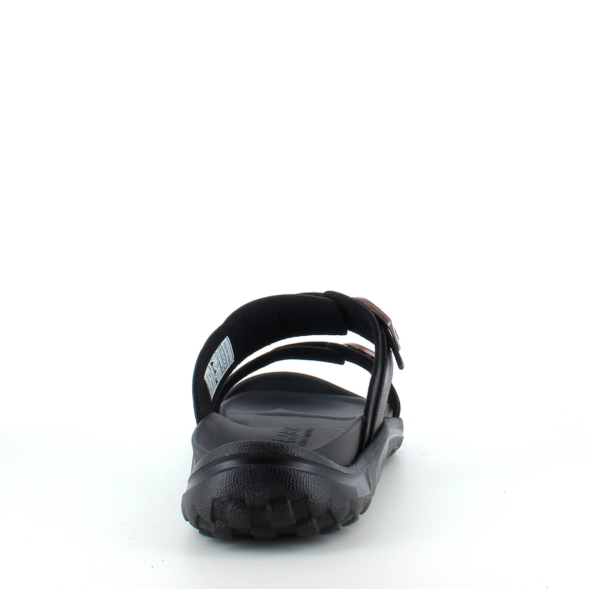 Sort herre slip-on sandal fra MBT med ergonomisk fotseng