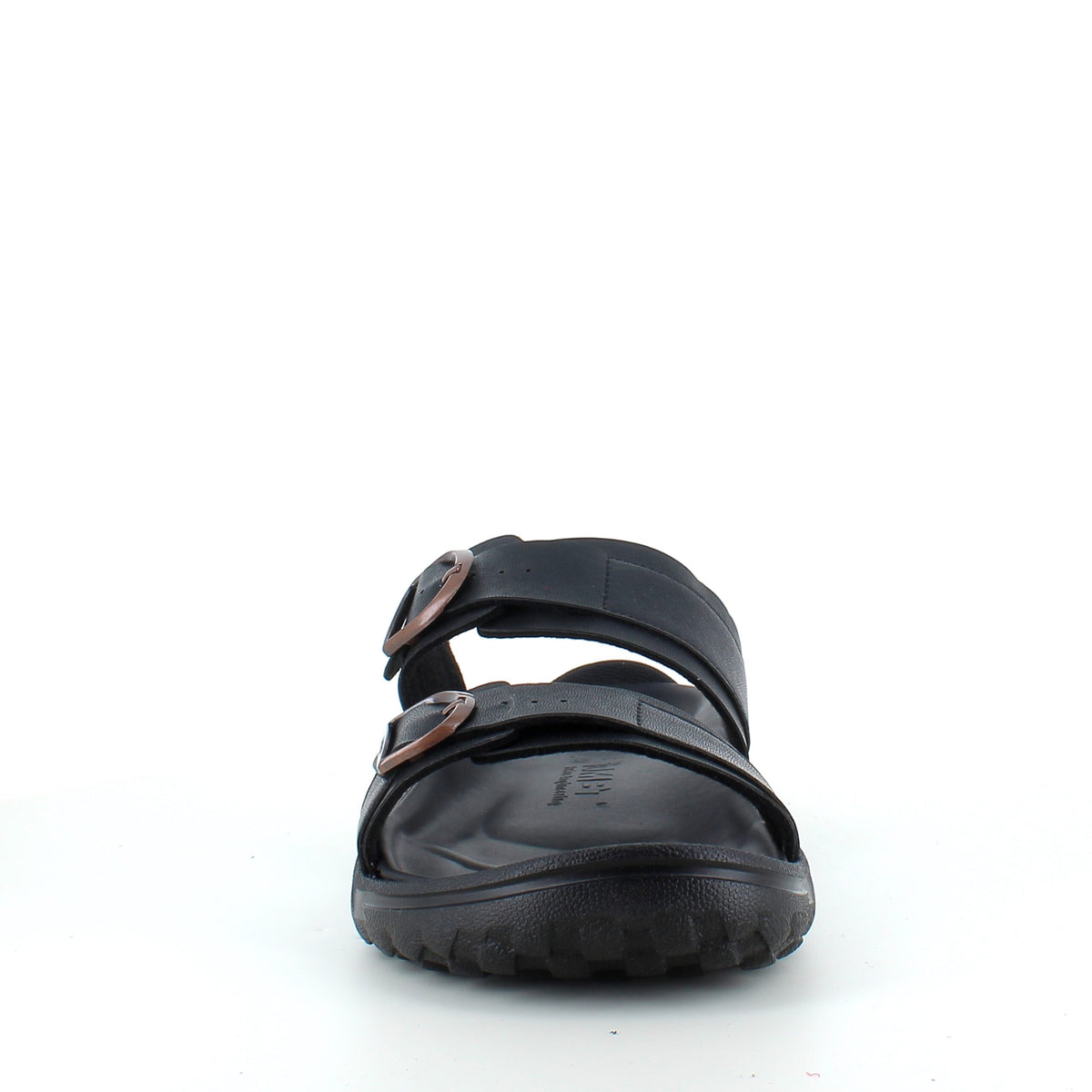 Sort herre slip-on sandal fra MBT med ergonomisk fotseng