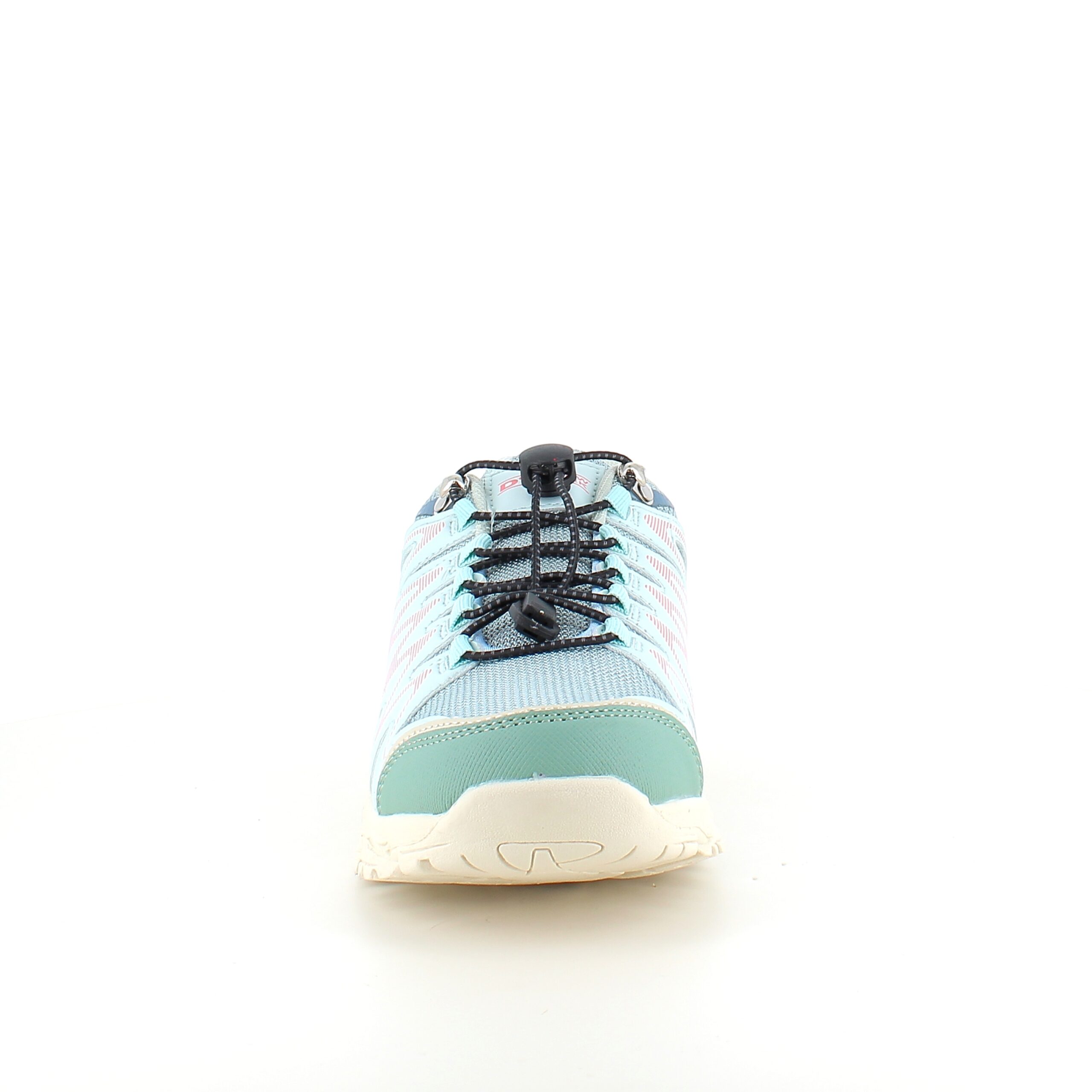 Fleksible blå sneakers med elastisk snøring