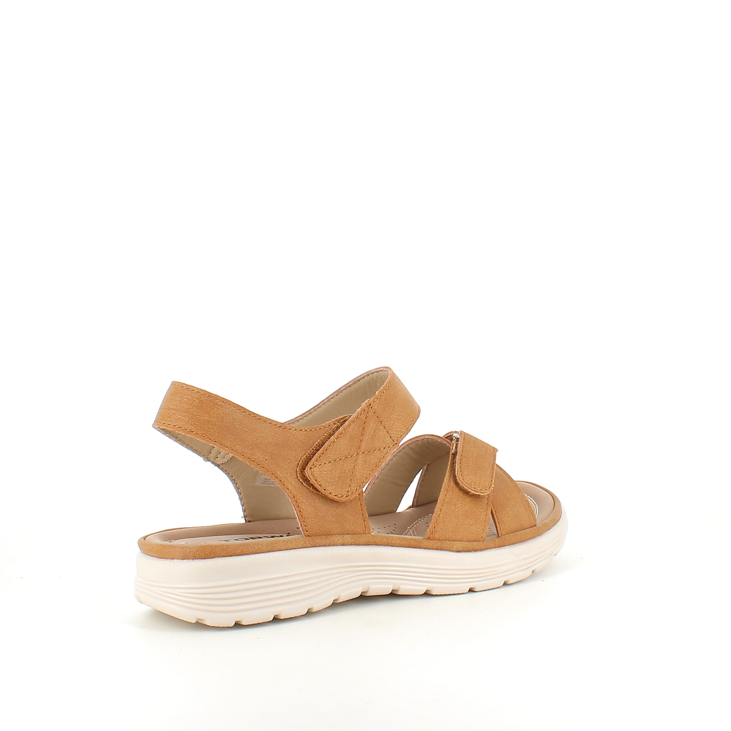 Komfortabel og lett sandal i vakker camel-farge – perfekt for deg som er på beina hele dagen