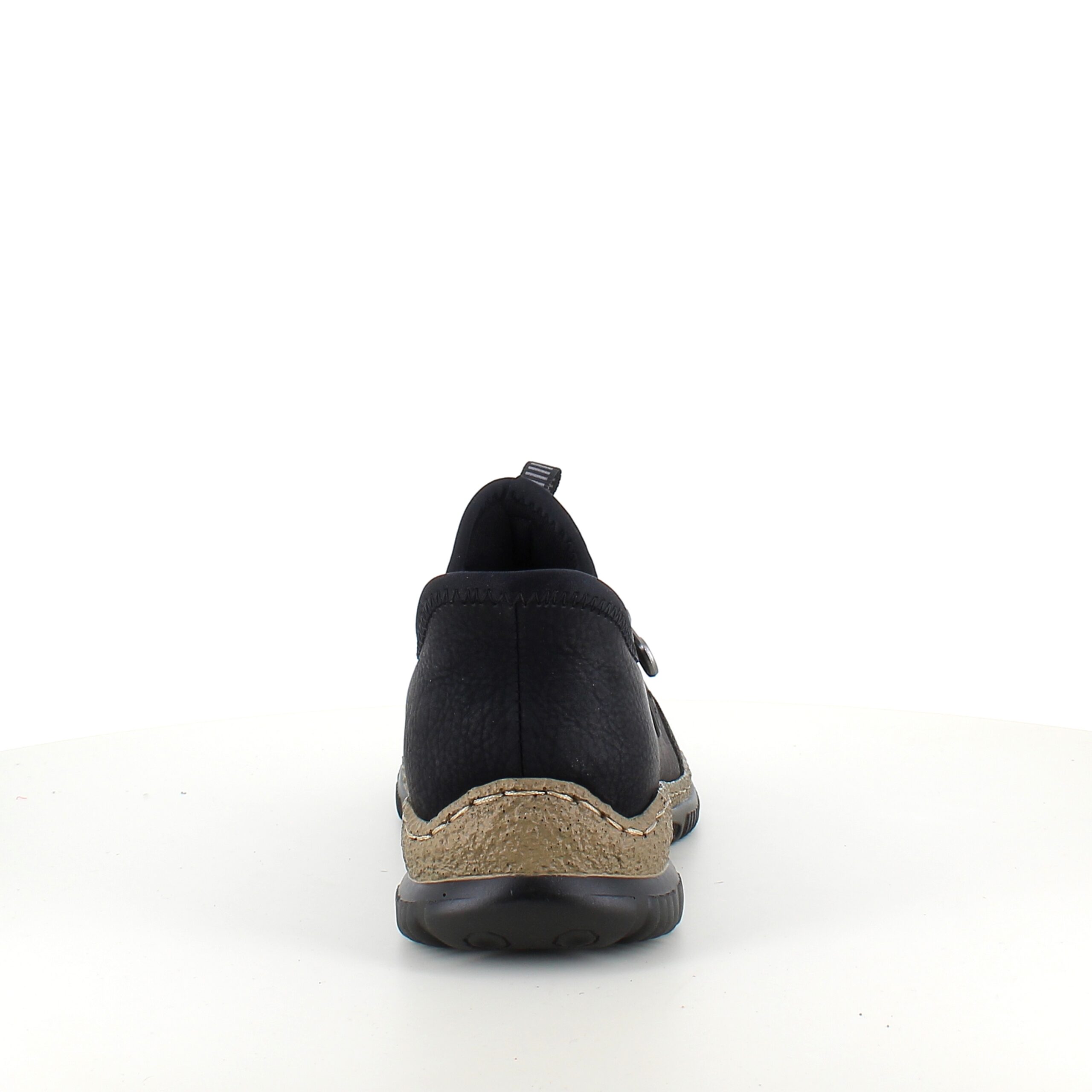 Svart Rieker slip-on sneakers