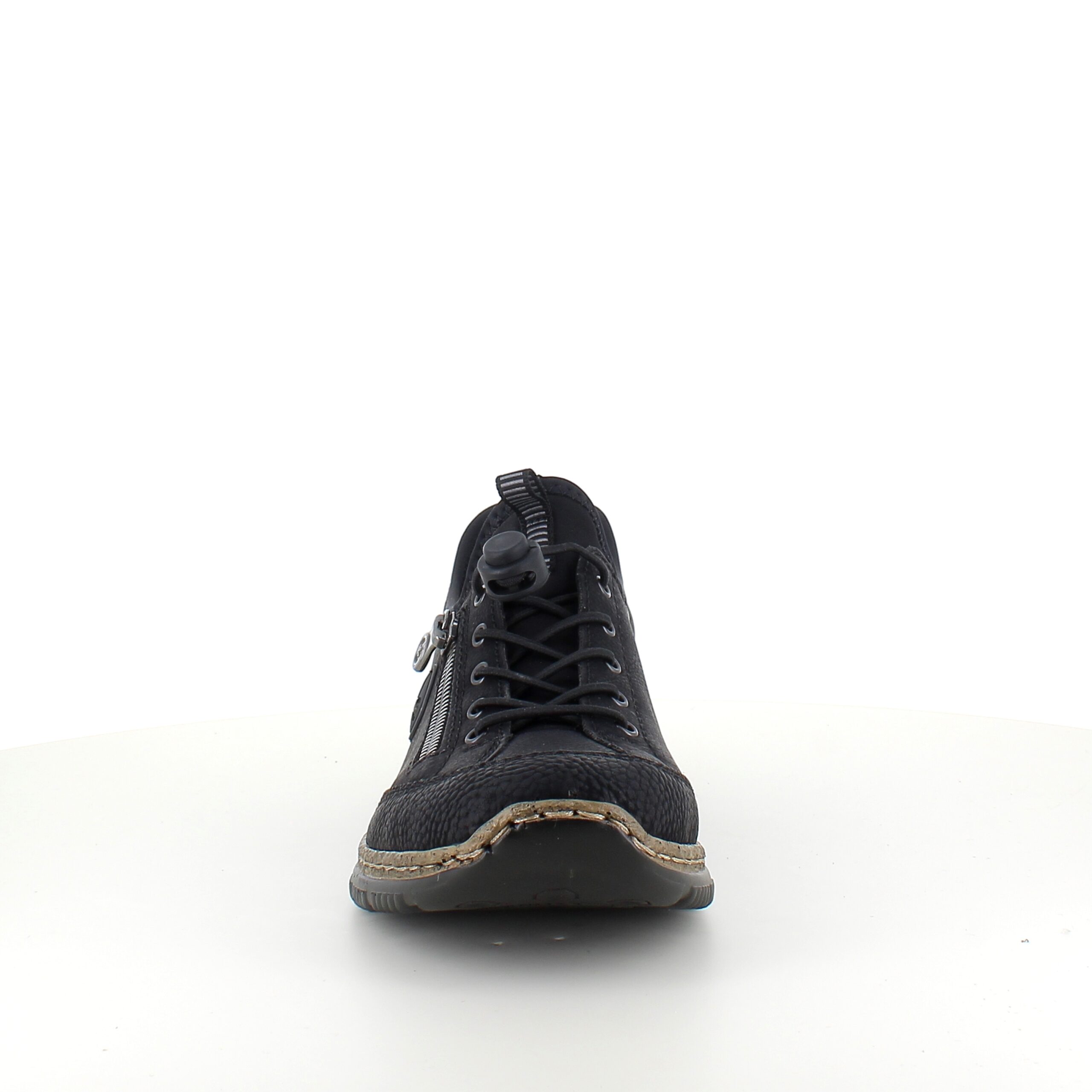 Svart Rieker slip-on sneakers