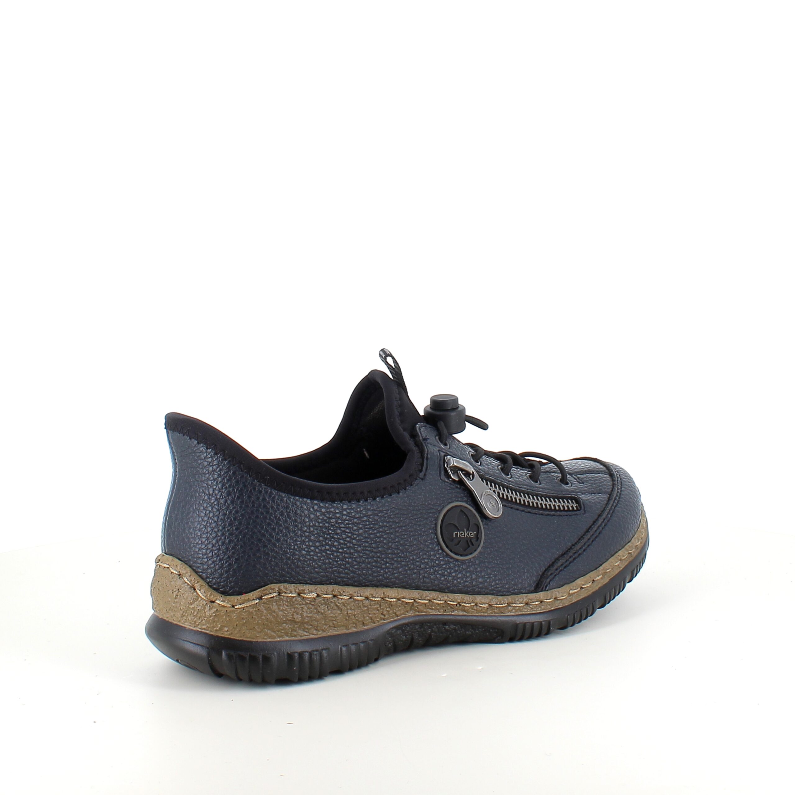 Mørkeblå Rieker slip-on sneakers til damer