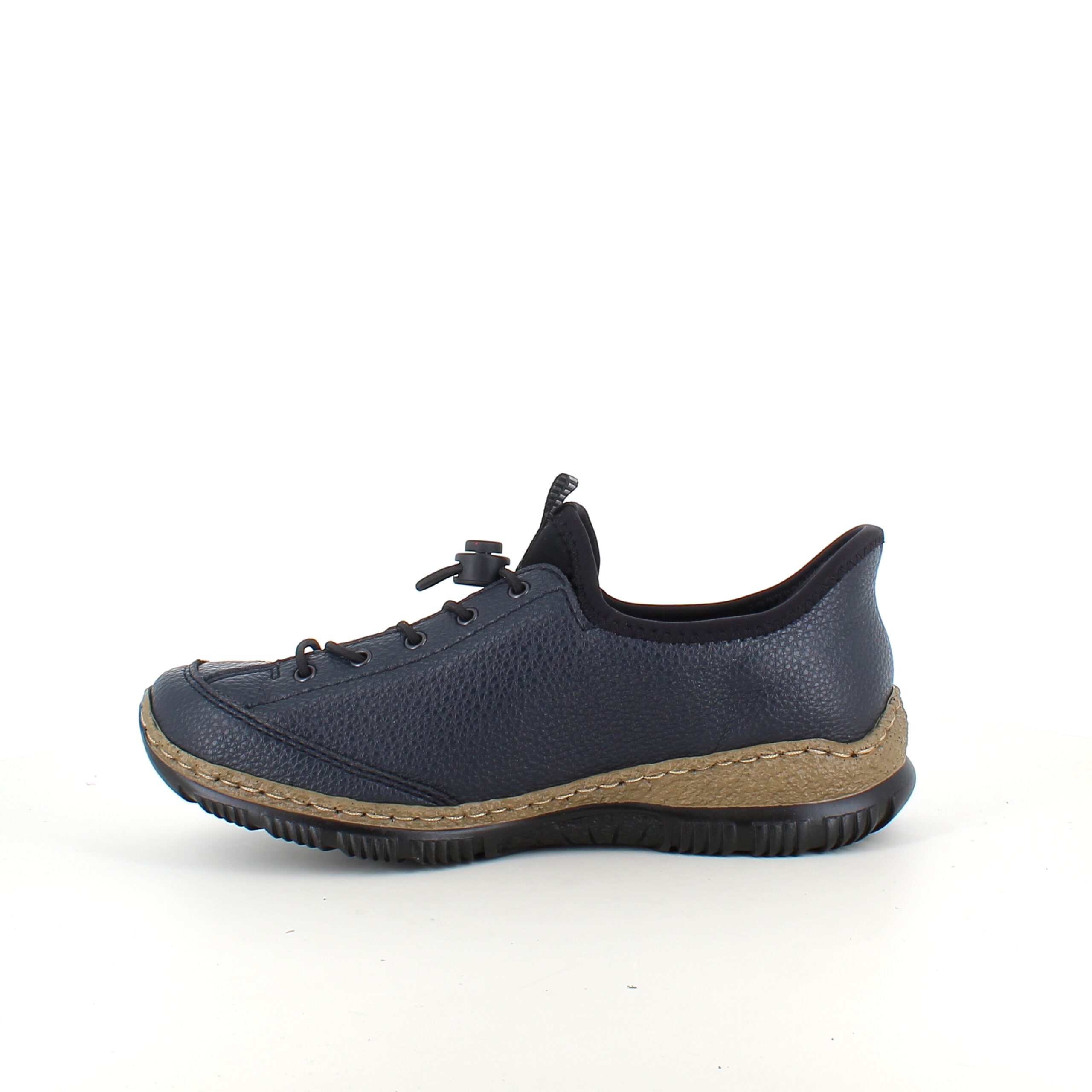 Mørkeblå Rieker slip-on sneakers til damer