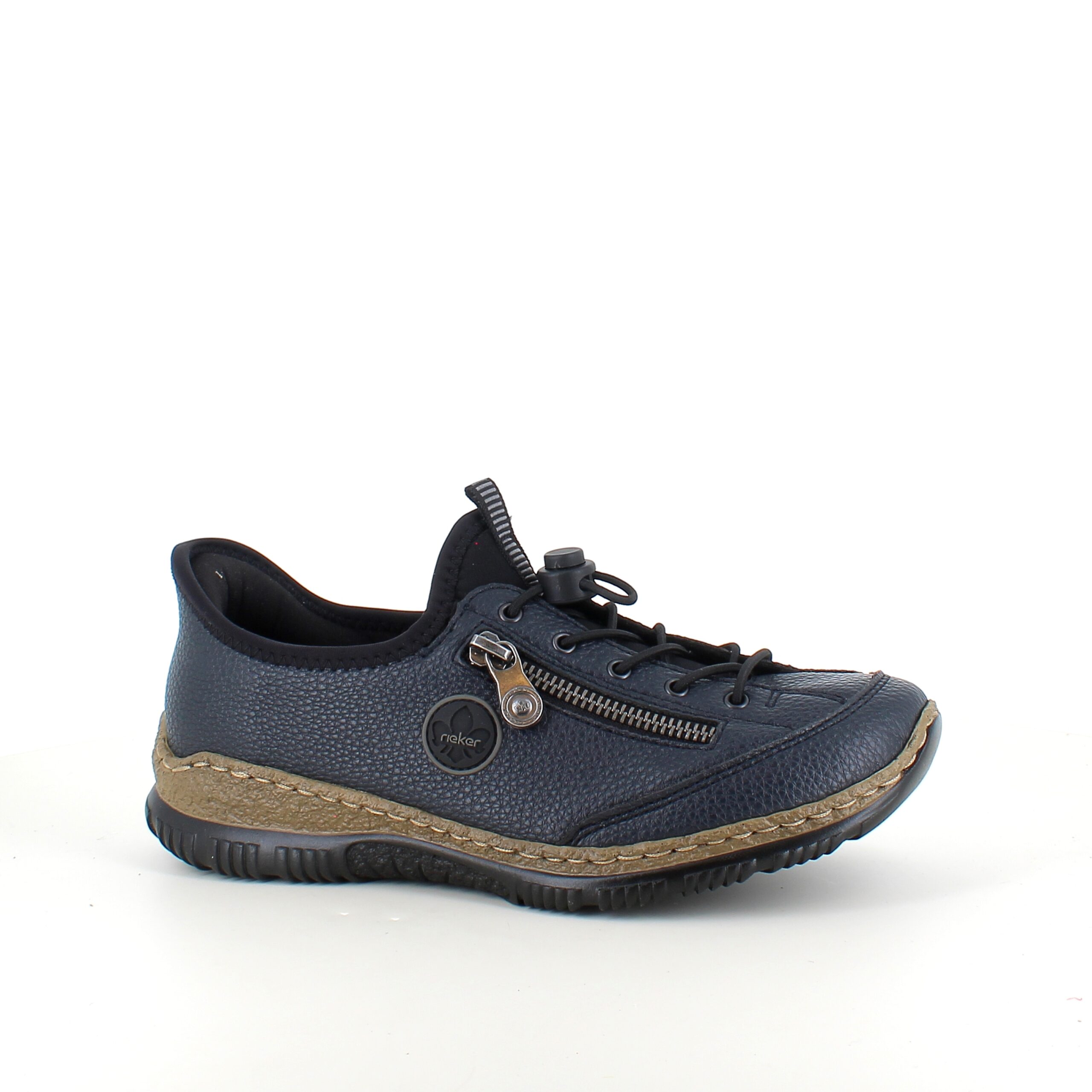 Mørkeblå Rieker slip-on sneakers til damer