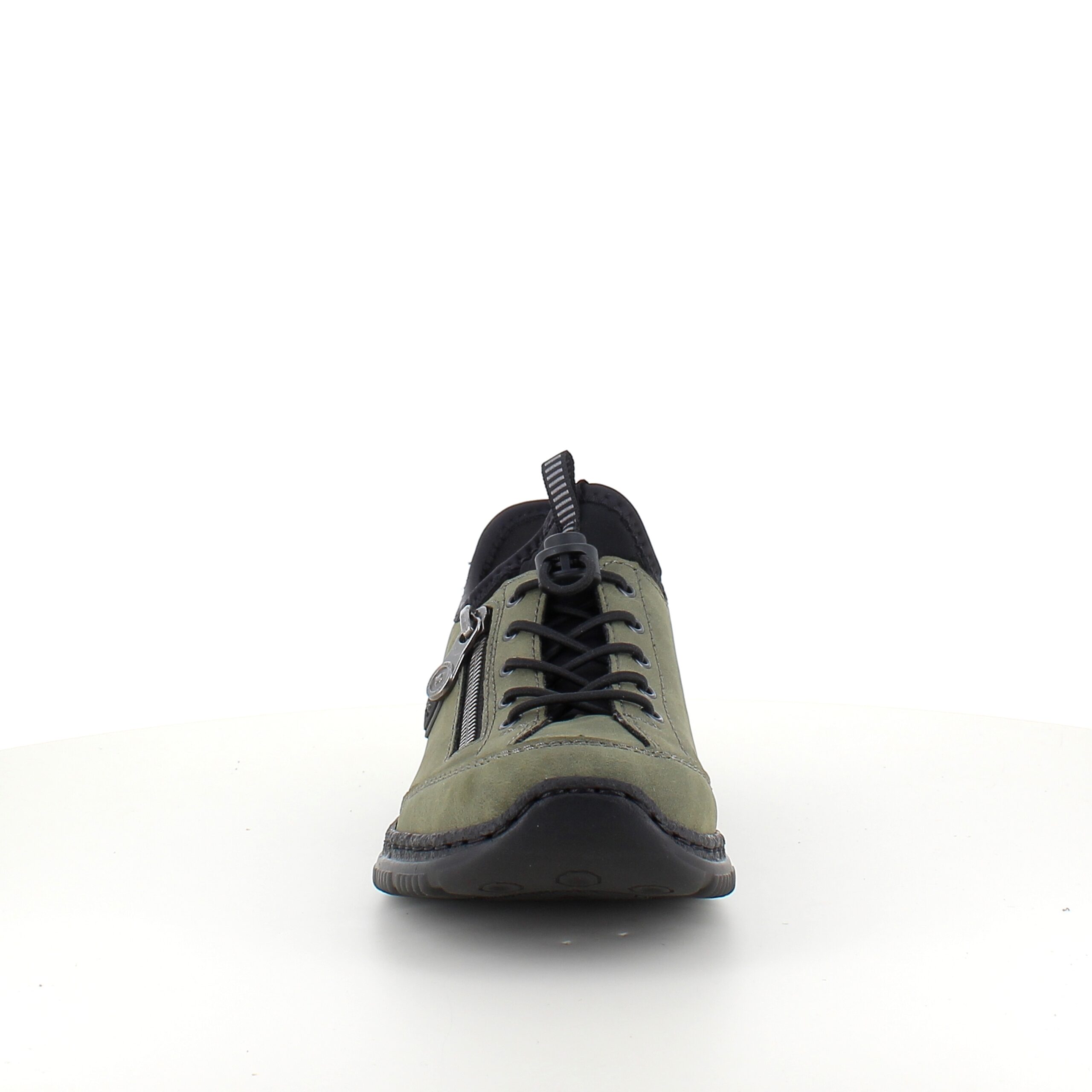 Olivengrønn Rieker slip-on sneakers