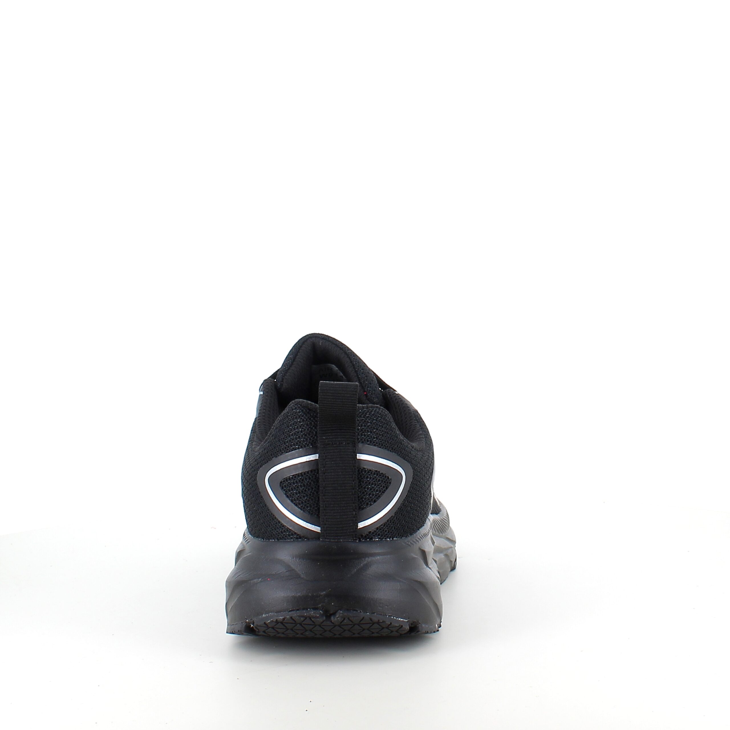 Sorte sneakers i pustende mesh