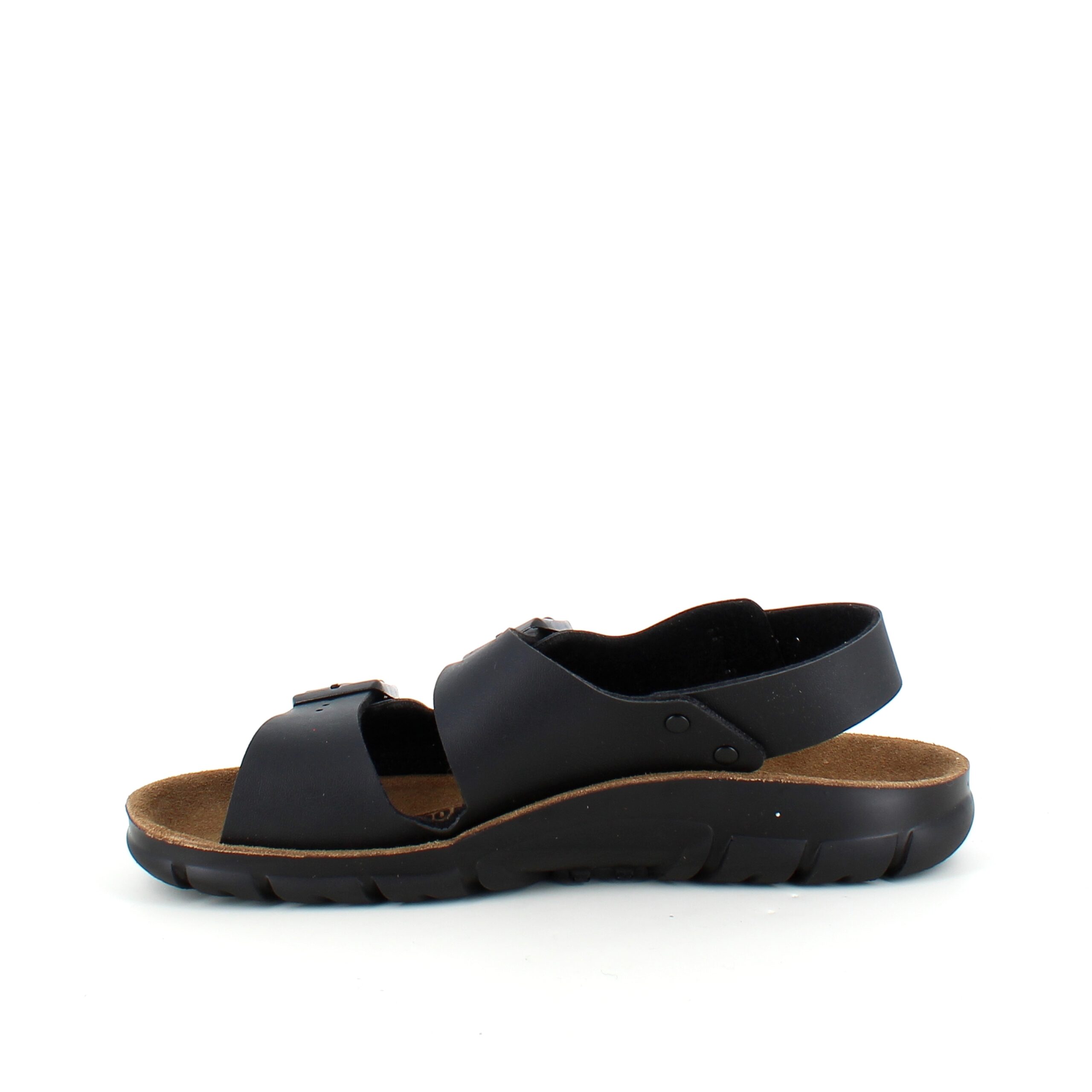 Svart Birkenstock Kano-sandal med sklisikre såler.