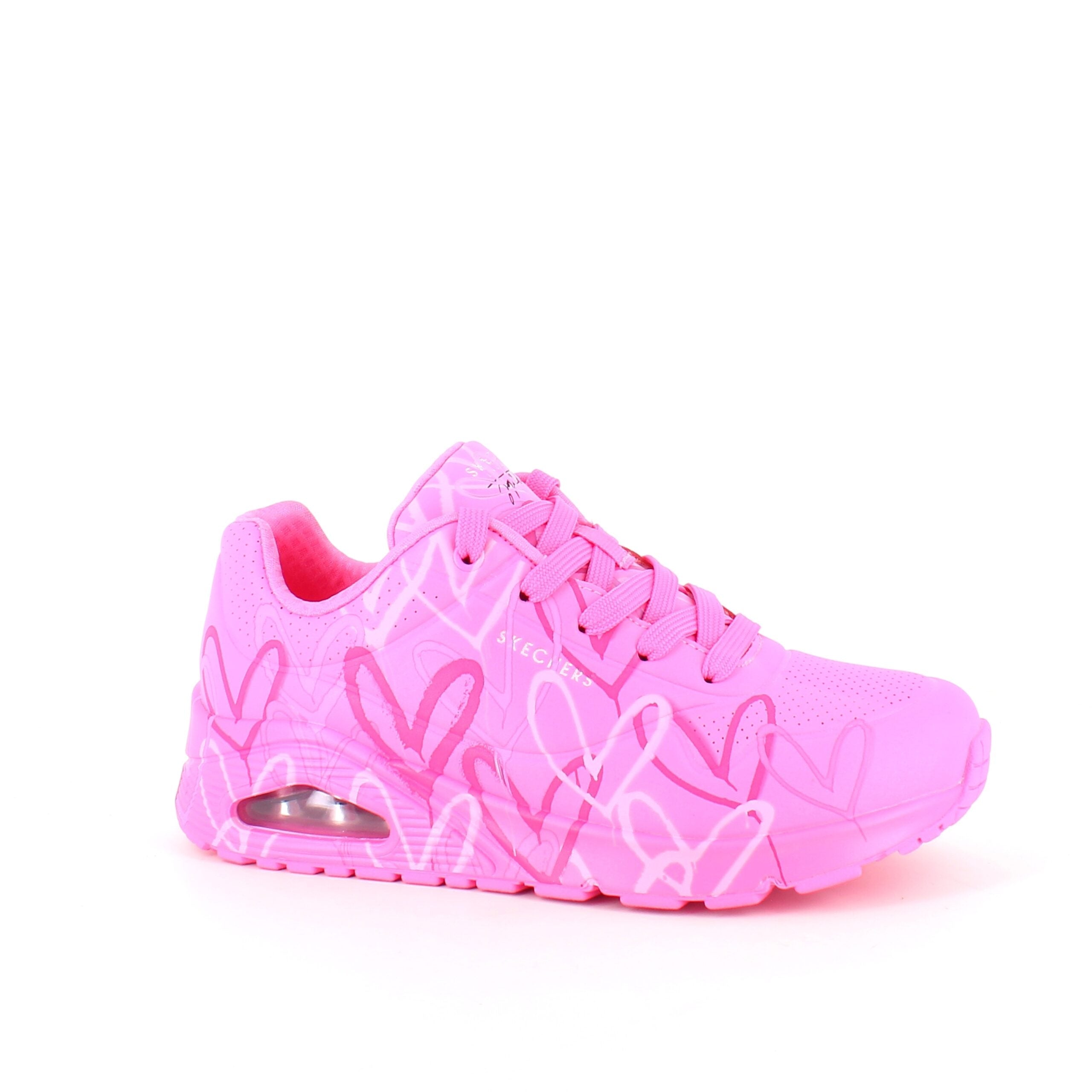 Rosa hjertesko fra Skechers