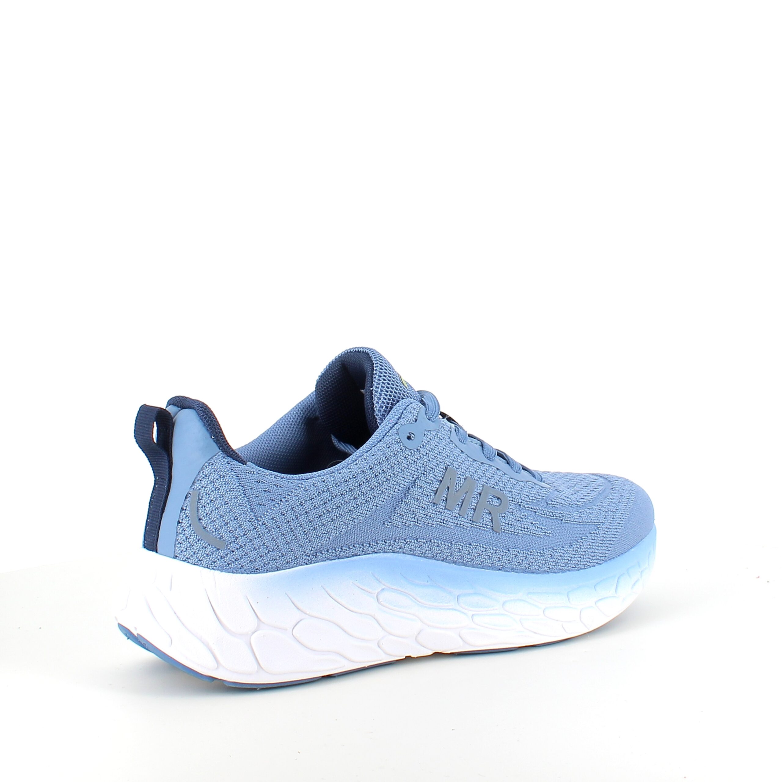 Blå sneakers med pustende mesh-overdel