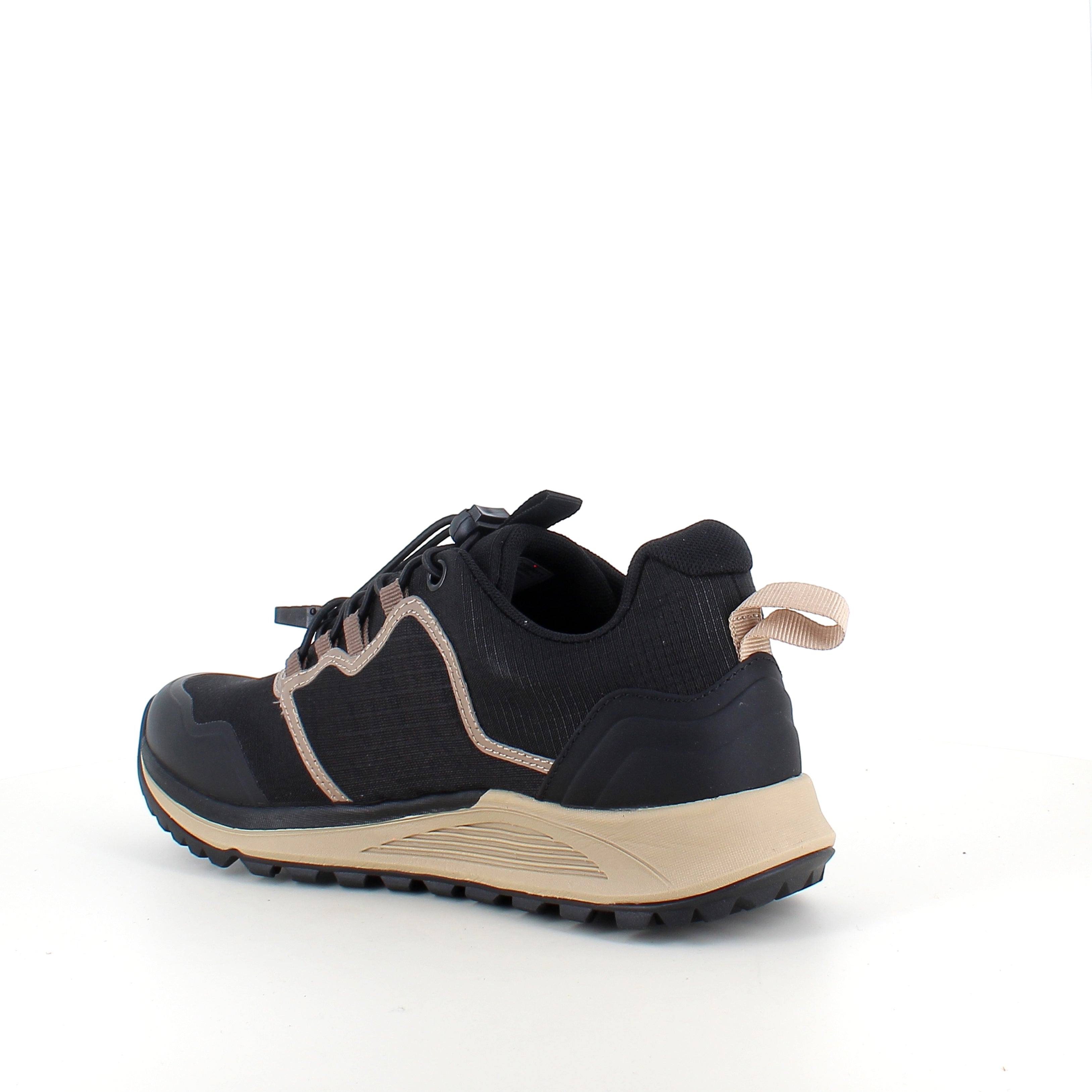 Green Comfort outdoorsko – svart med H-lest, svangstøtte og GreenTex