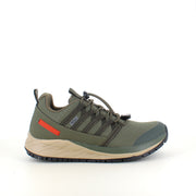 Green Comfort Path Pipi – olivengrønn outdoor-sneaker med H-lest & svangstøtte