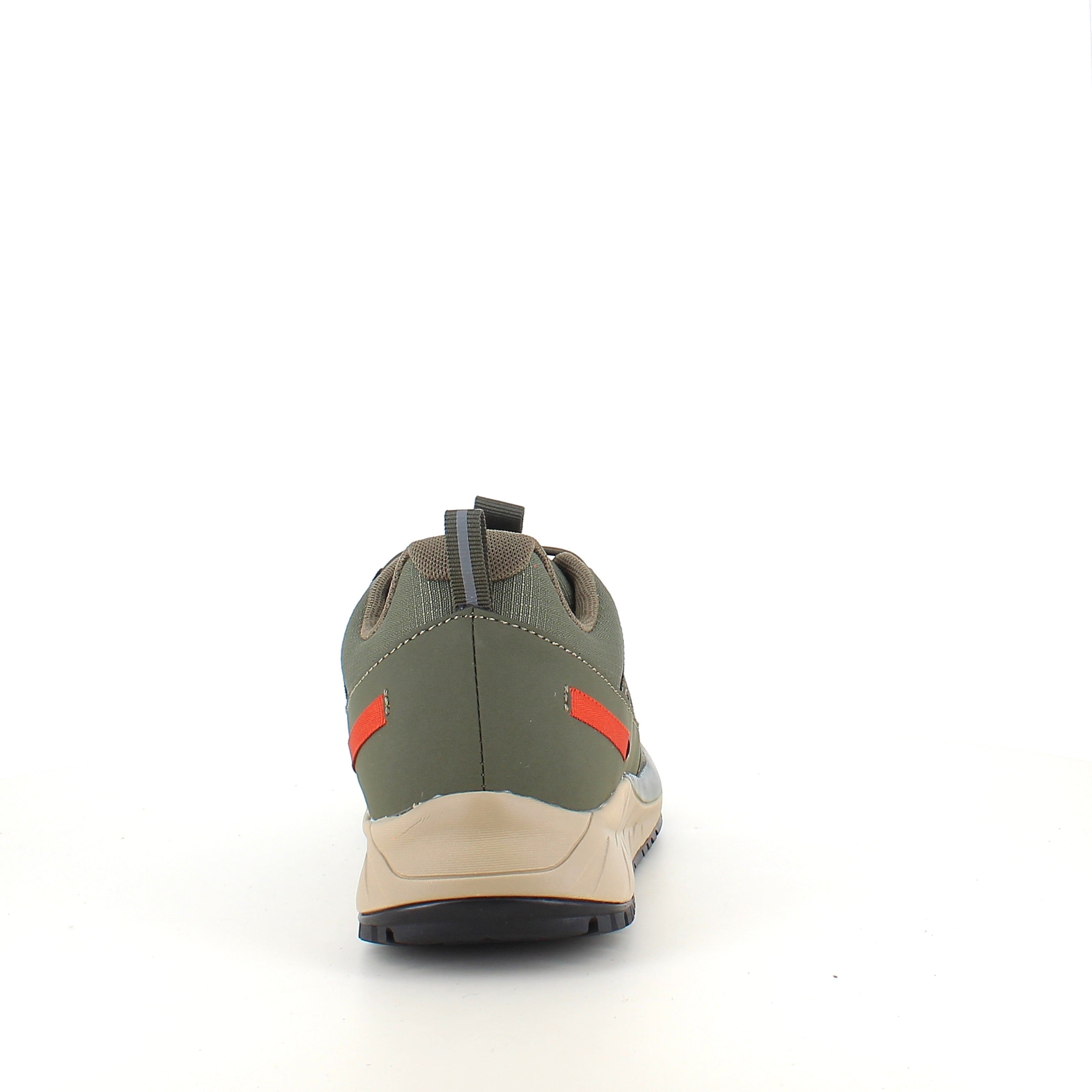 Green Comfort Path Pipi – olivengrønn outdoor-sneaker med H-lest & svangstøtte