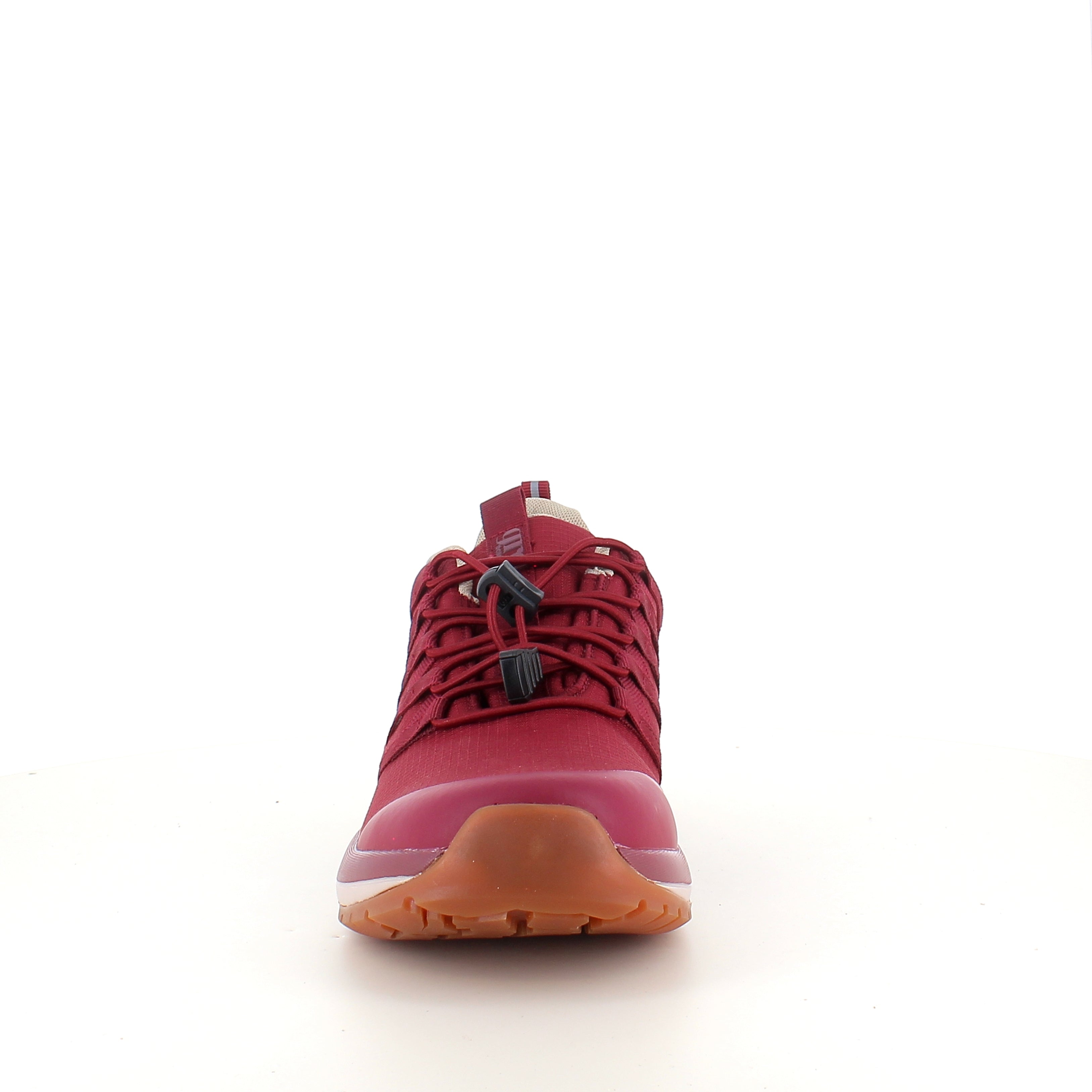 Green Comfort Path Pipi – vinrød outdoor-sneaker med H-lest og svangstøtte