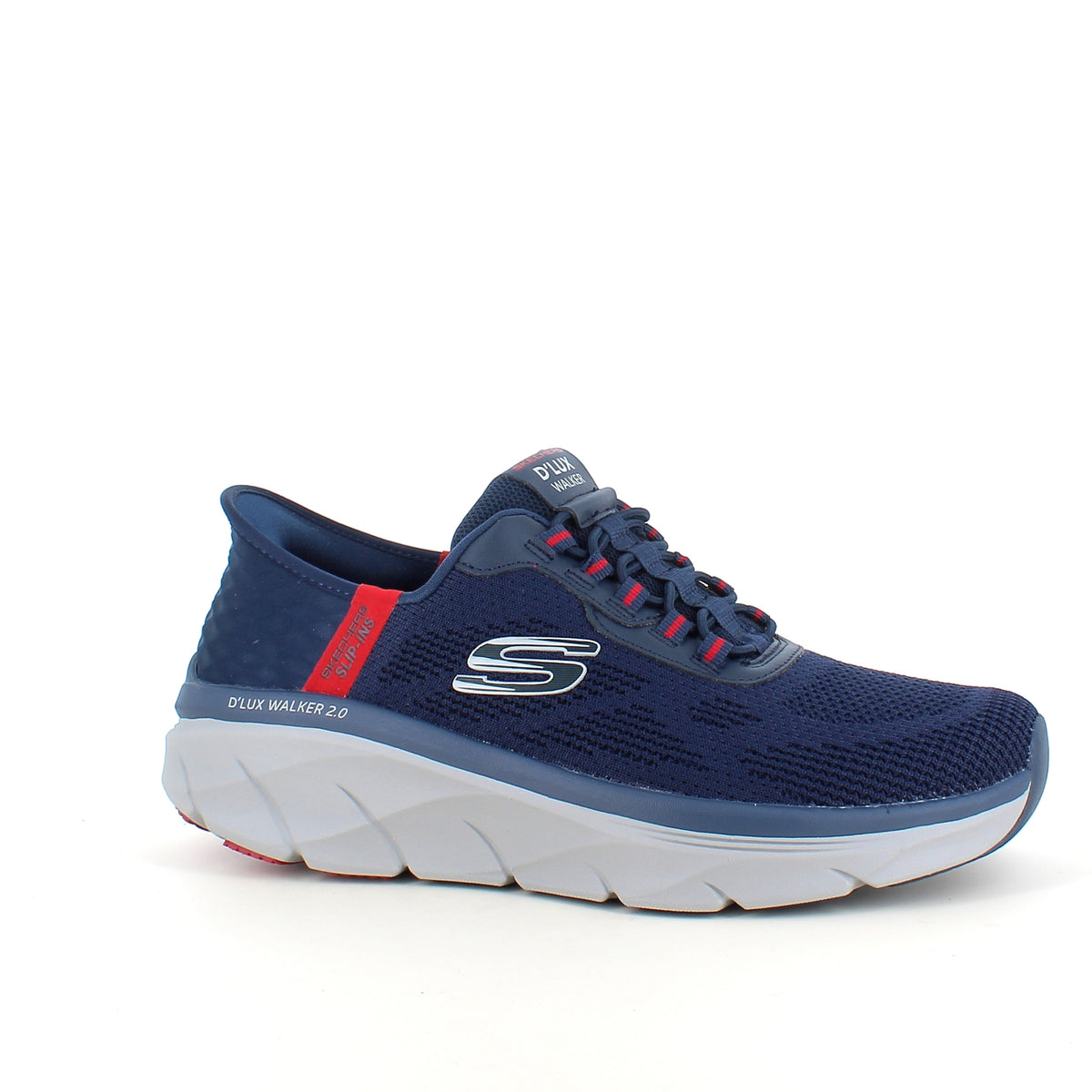 Skechers Slip-ins DLux Walker 2.0 – bred og støtdempende sko med Memory Foam