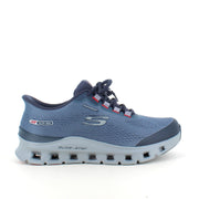 Blå Skechers Glide-Step Pro – vanntette Slip-ins sko med Memory Foam