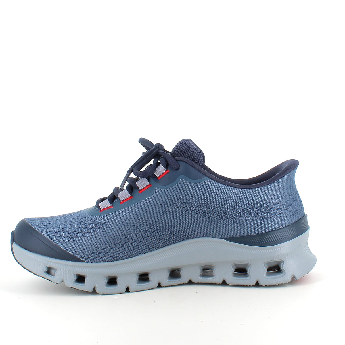 Blå Skechers Glide-Step Pro – vanntette Slip-ins sko med Memory Foam