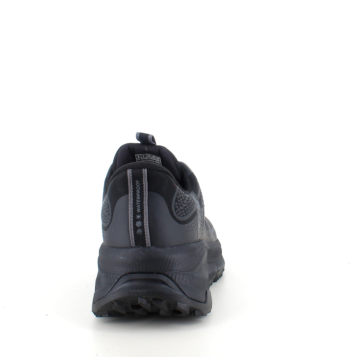 Svart Skechers Slip-ins Switch Back – vanntett sko med Memory Foam og enkel påkledning