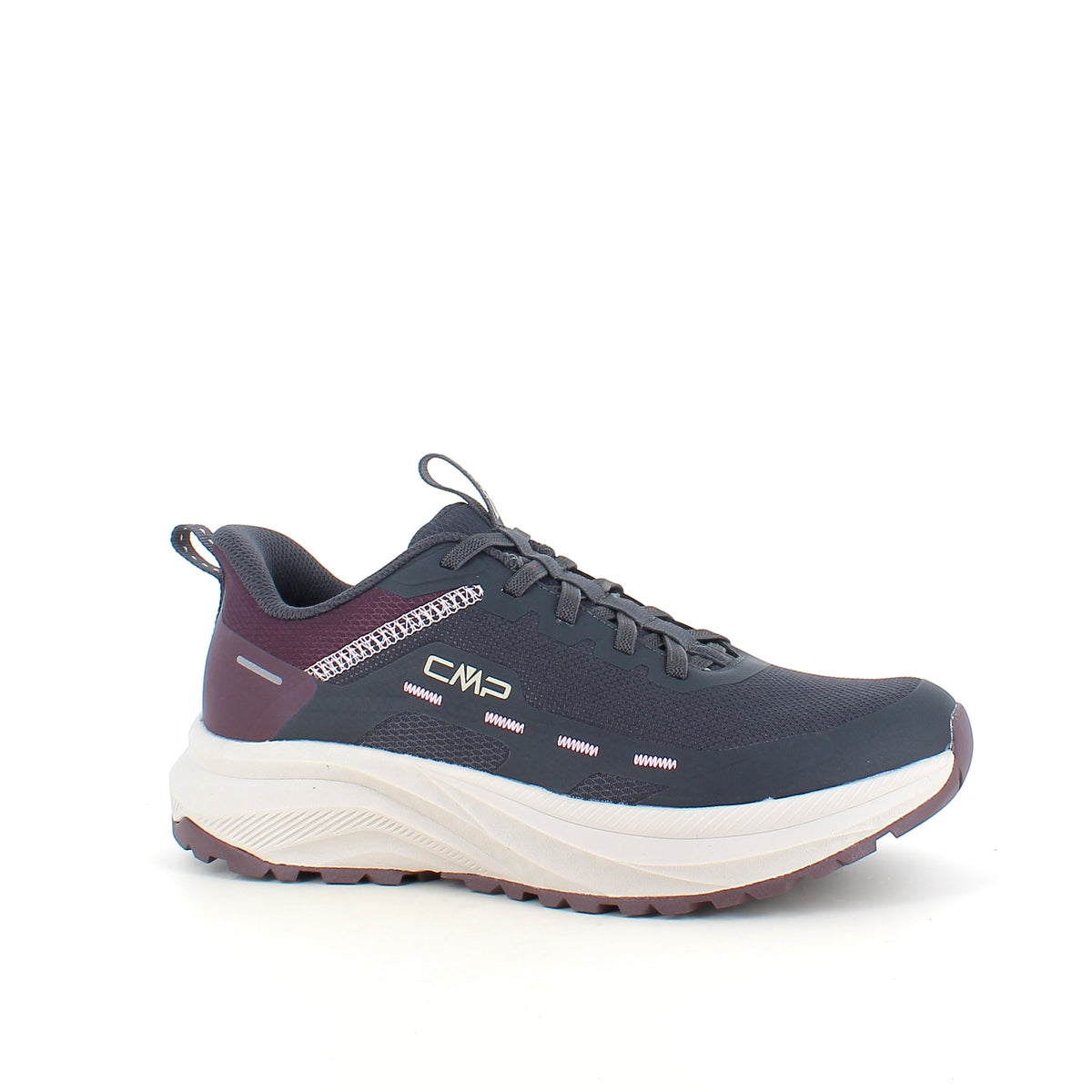 CMP Kymber Easy-Fit – mørkegrå sneaker med elastiske snørrebånd