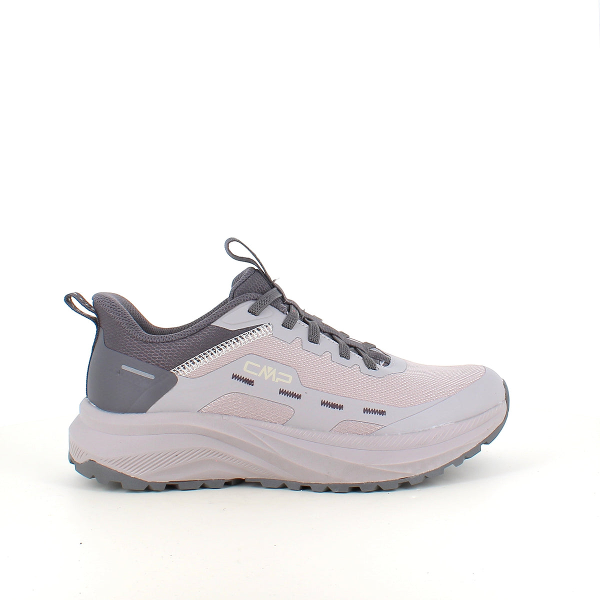 CMP Kymber Easy-Fit – lys grå sneaker med elastiske snørebånd