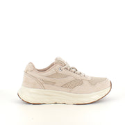 Endurance komfortsko til dame – beige sneaker med lett og støtabsorberende såle