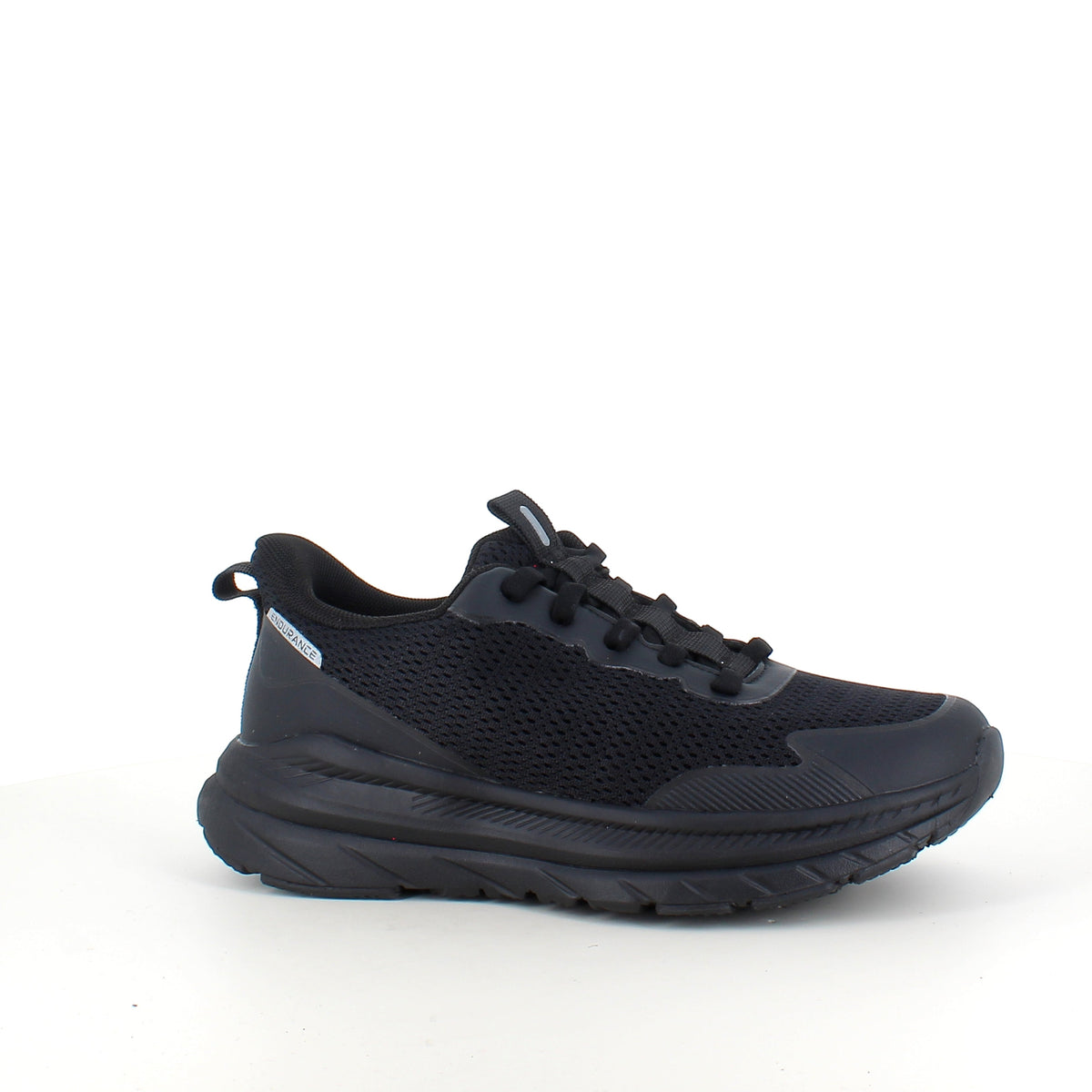 Endurance Beliso StepGo – sort unisex sneaker for kvinner og menn