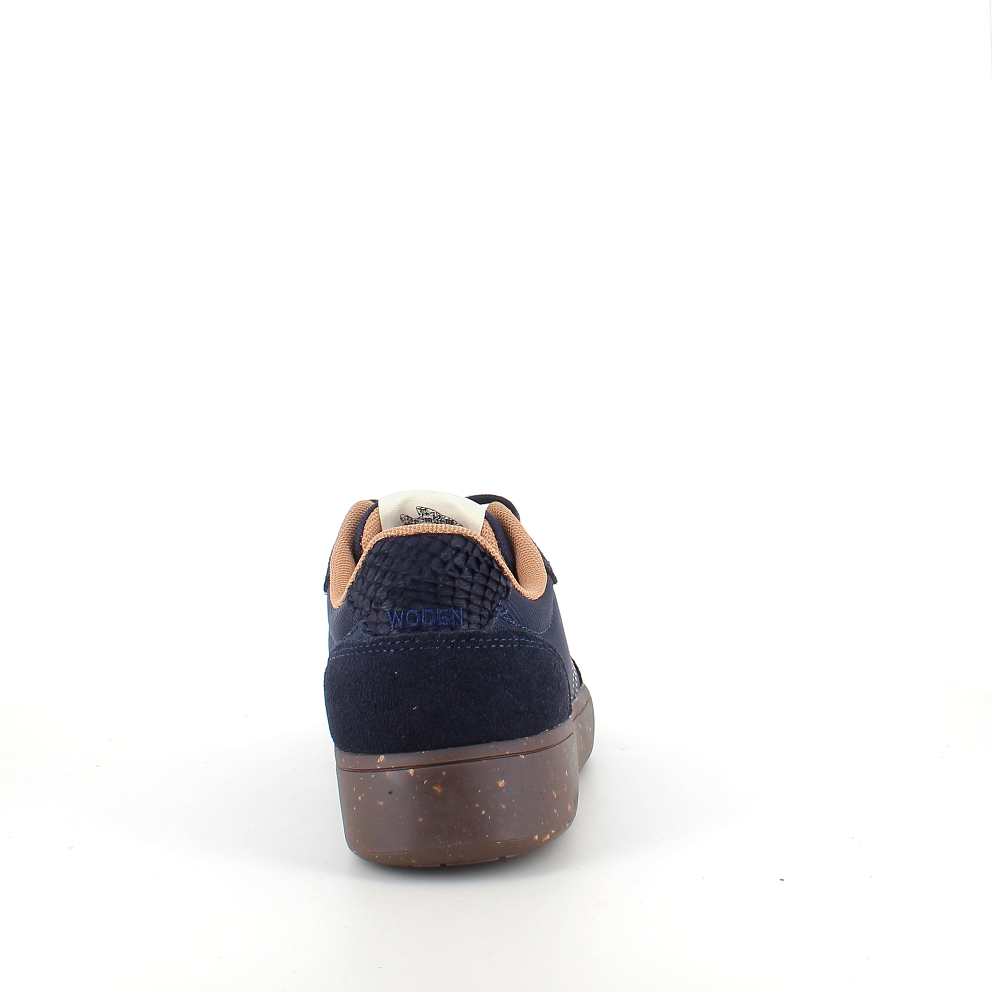 Woden Line Sneak – navy sneaker med gulldetaljer & myk komfort