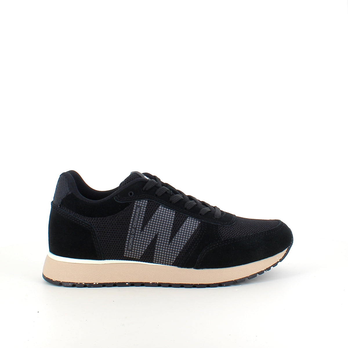 Woden Ydun Icon II – svart sneaker med lett og behagelig komfort
